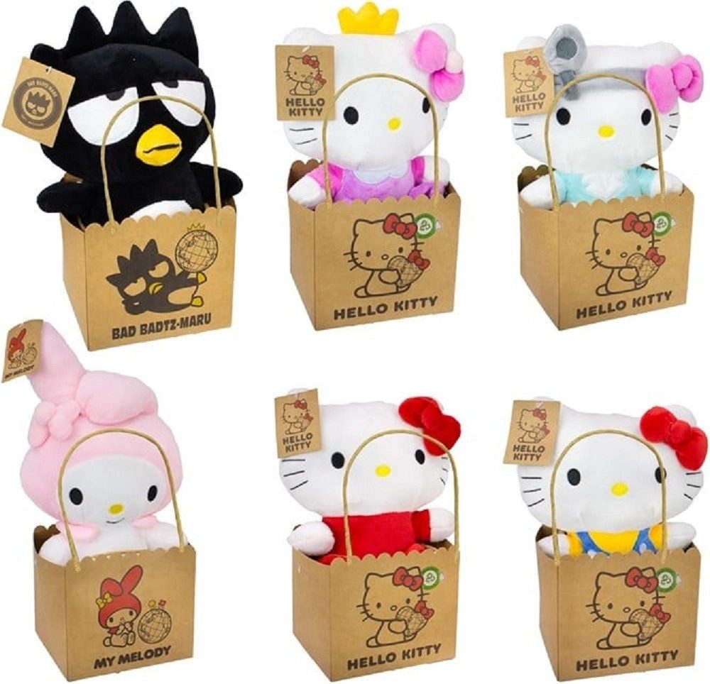 SANRIO Kuscheltier Hello Kitty Plüschfigur 27 cm im gelben Outfit mit Schle günstig online kaufen