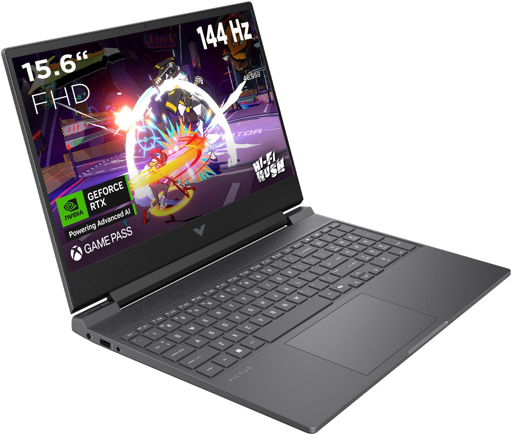 HP Victus 15-fa2053ng Gaming-Notebook (39,6 cm/15,6 Zoll, Intel Core i5 13420H, GeForce RTX 5050, 16 GB, 512 GB SSD)