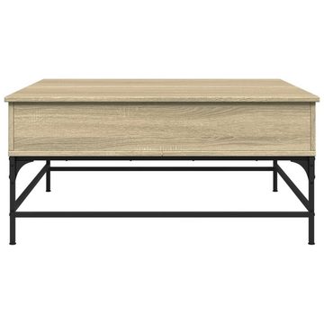 vidaXL Couchtisch Couchtisch Sonoma-Eiche 95x95x45 cm Holzwerkstoff und Metall (1-St)