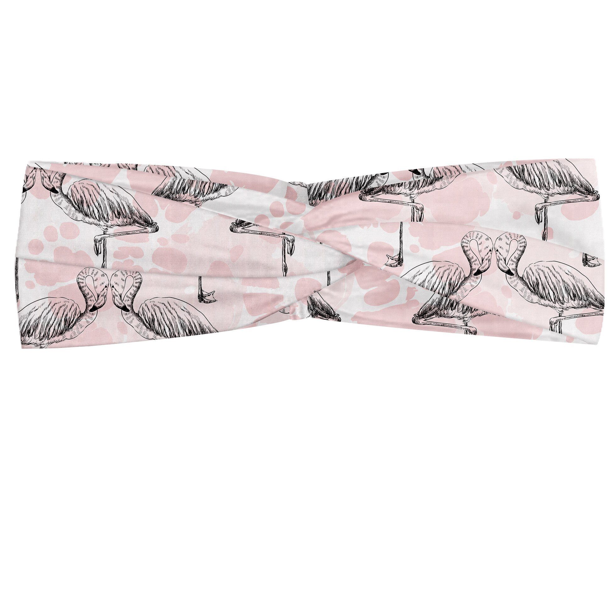 Abakuhaus Stirnband Elastisch und Angenehme alltags accessories Flamingo Herz-Liebe Valentines