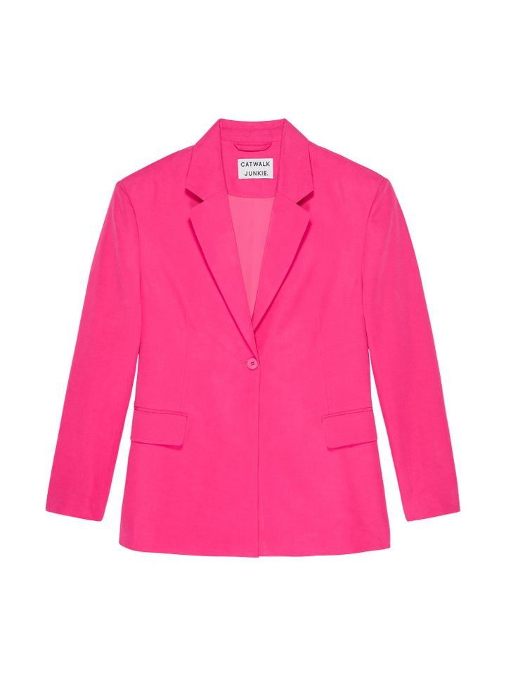 Longblazer – Longblazer in auffälligem Pink