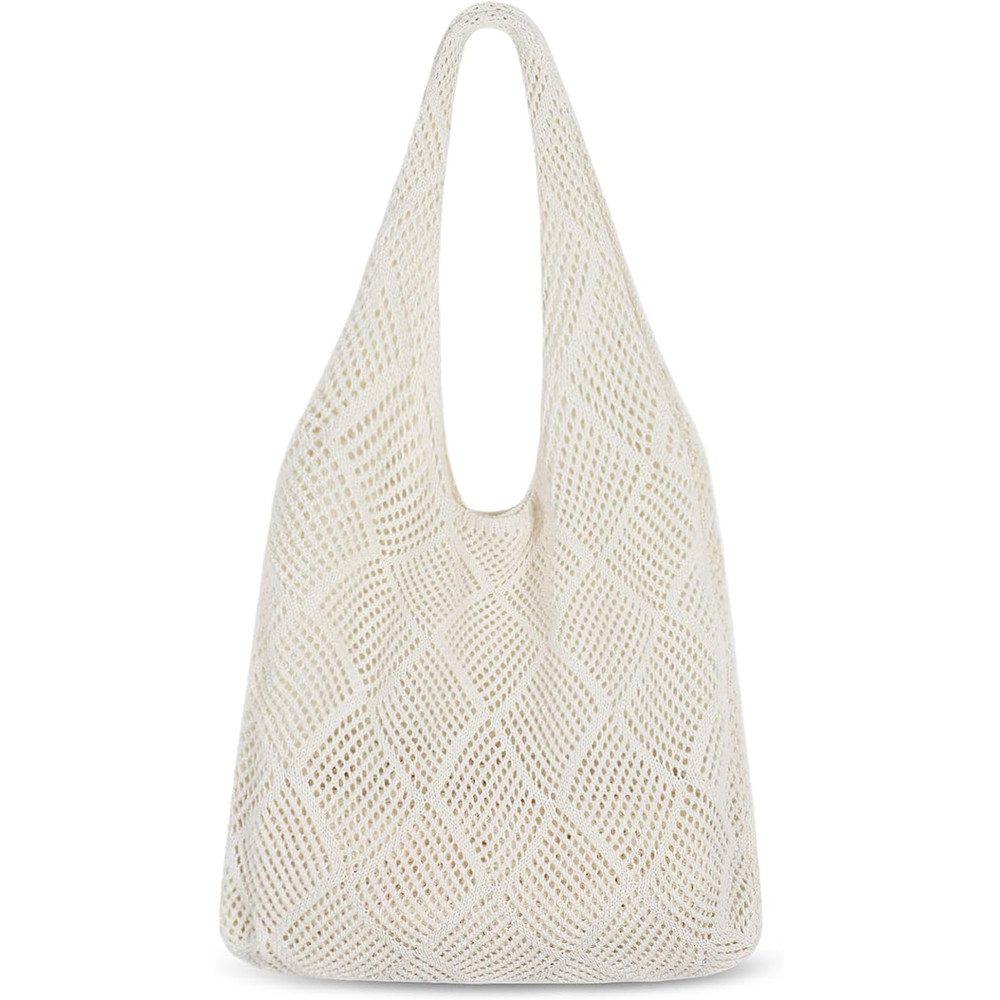 Coonoor Strandtasche Damen Häkeltasche,Umhängetasche Netz-Stricktasche,Schu günstig online kaufen