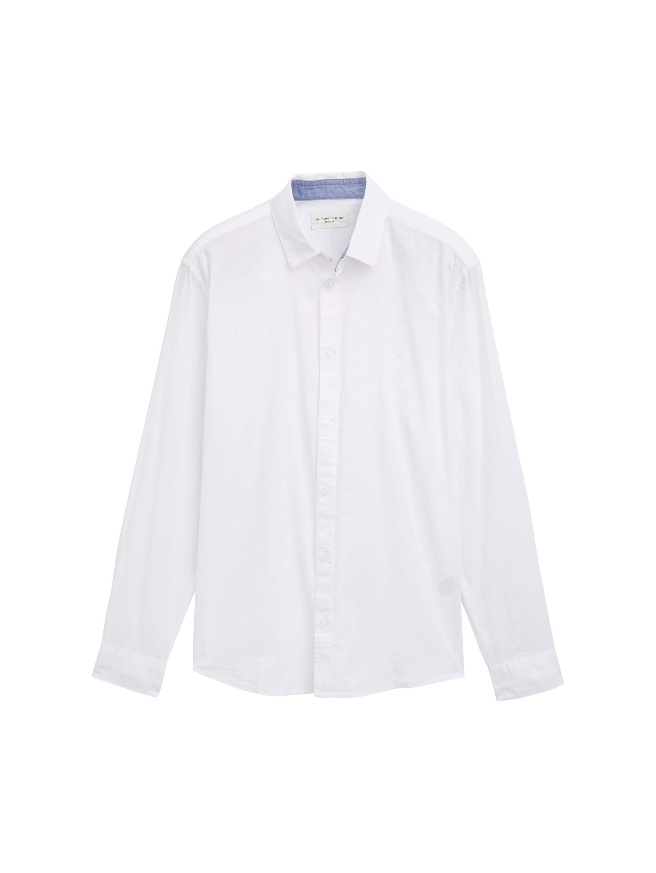 TOM TAILOR Langarmhemd Regular Fit Chambray günstig online kaufen