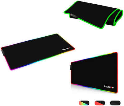 huzaro Gaming Mauspad Mousepad RGB XL Gaming 80x30cm Mauspad groß