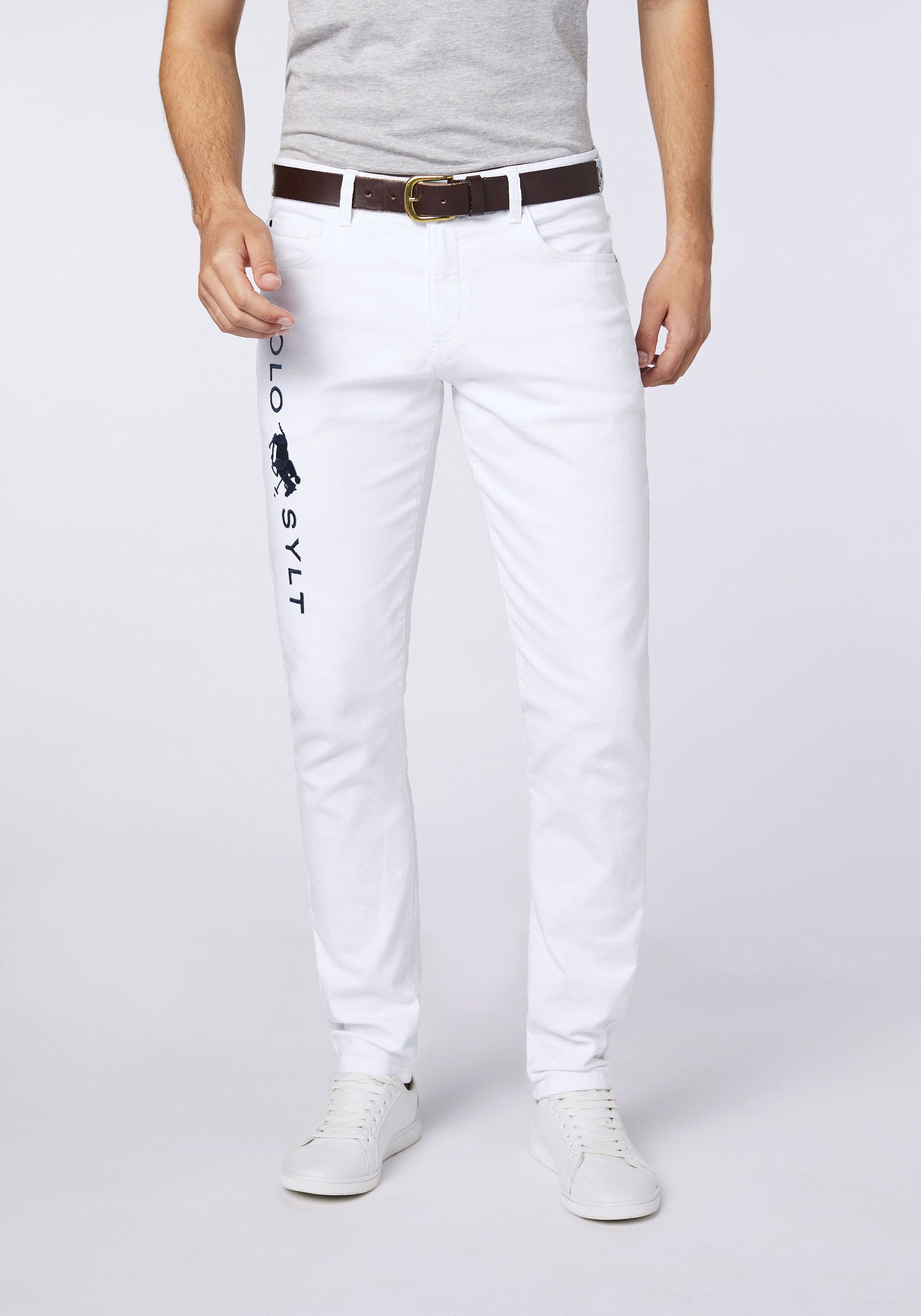 Herren Jeans Polo Sylt 5-Pocket-Jeans Herren, Normale Passform (1-tlg)