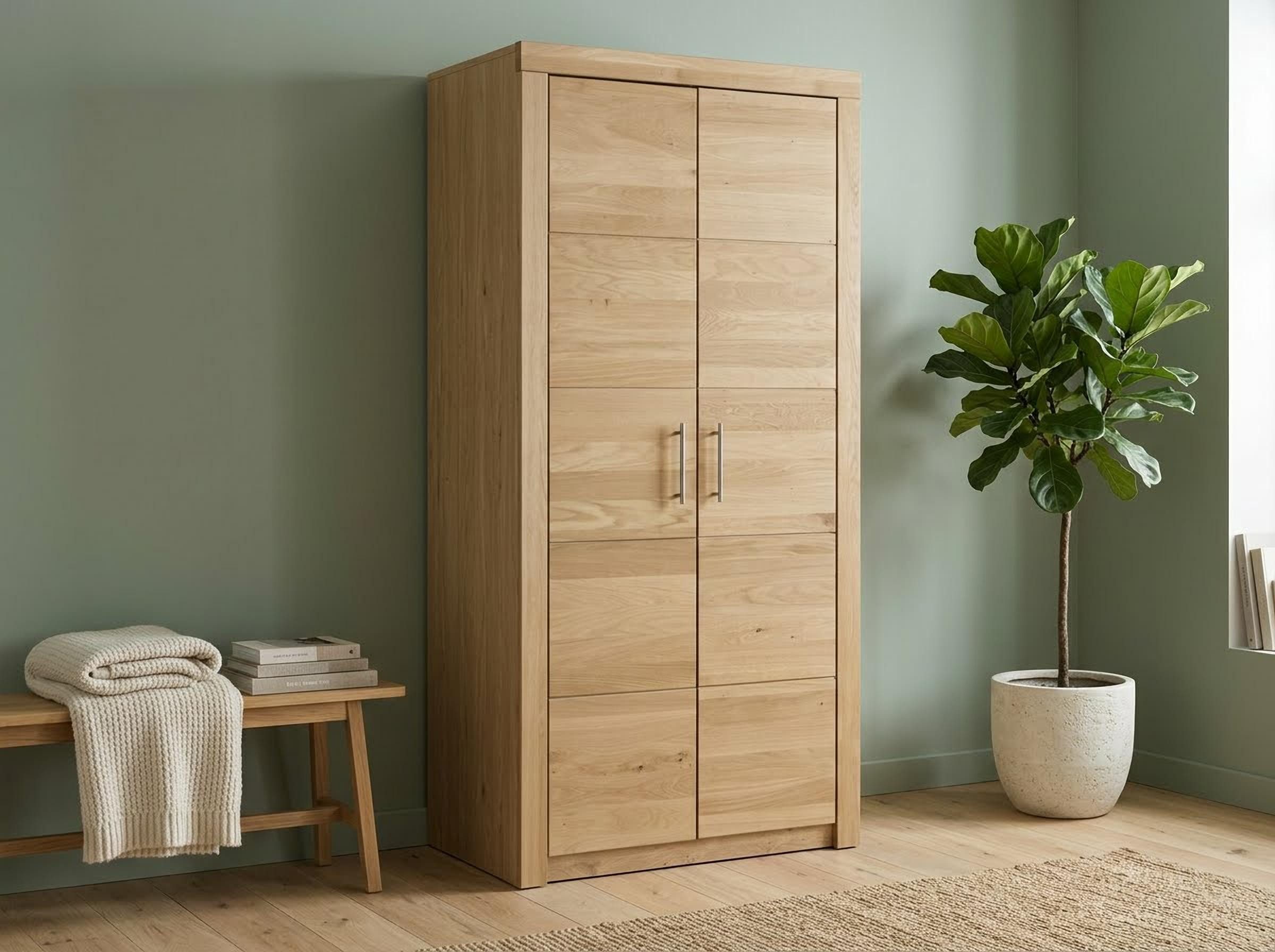 VOGL Möbelfabrik Aktenschrank Toronto in 2 Breiten, teilmassiv, Fächer für Aktenordner, Made in Germany