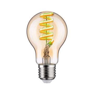Paulmann LED-Leuchtmittel Smart Filament AGL 470lm 2200K-6500K gold 230V, 1 St., Tageslichtweiß