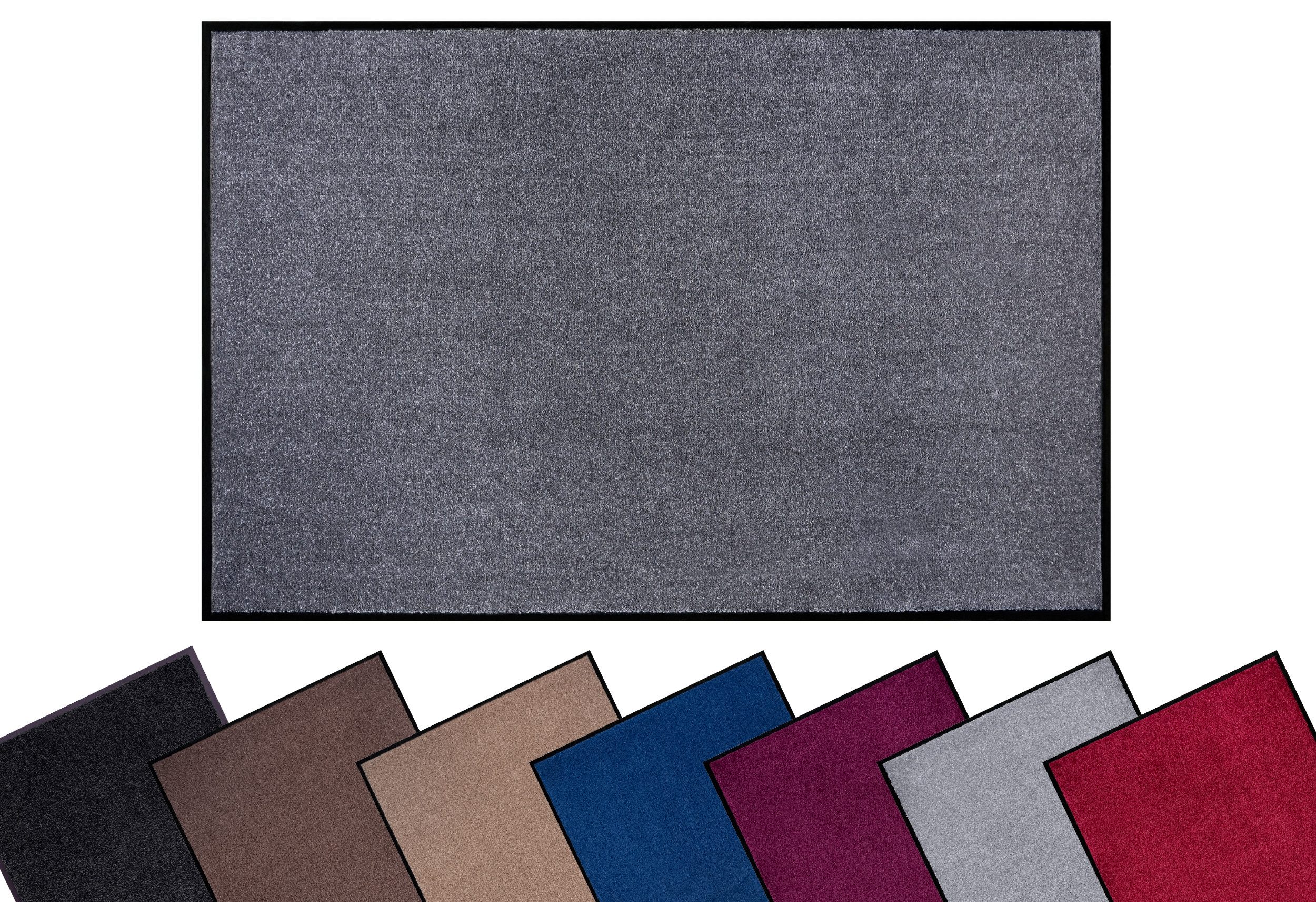 HANSE Home Fußmatte Triton, rechteckig, Höhe: 7 mm, Schmutzfangmatte, Türmatte, In- und Outdoor, Läufer, waschbar