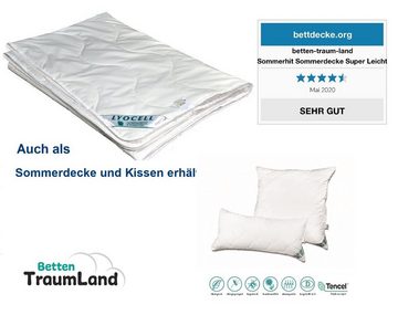 4-Jahreszeitenbett, Lyocell Tencel 4 Jahreszeitendecke Duetto Natur, Betten Traumland, Füllung: Lyocell, Lieferung direkt vom Bettenfachgeschäft