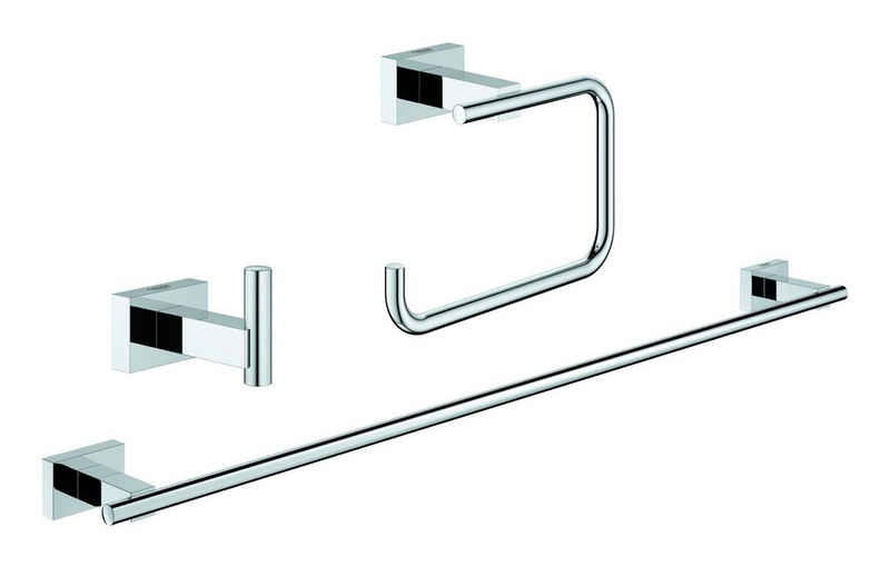 Grohe Badaccessoire-Set Essentials Cube 3, Bad-Set in 1 - Chrom