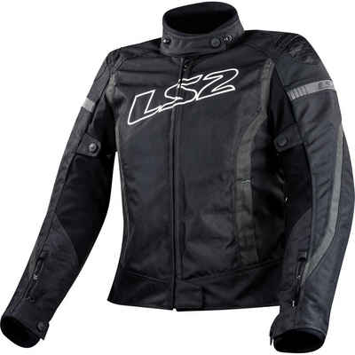 LS2 Motorradjacke LS2 Gate Damen Jacke schwarz / grau XL