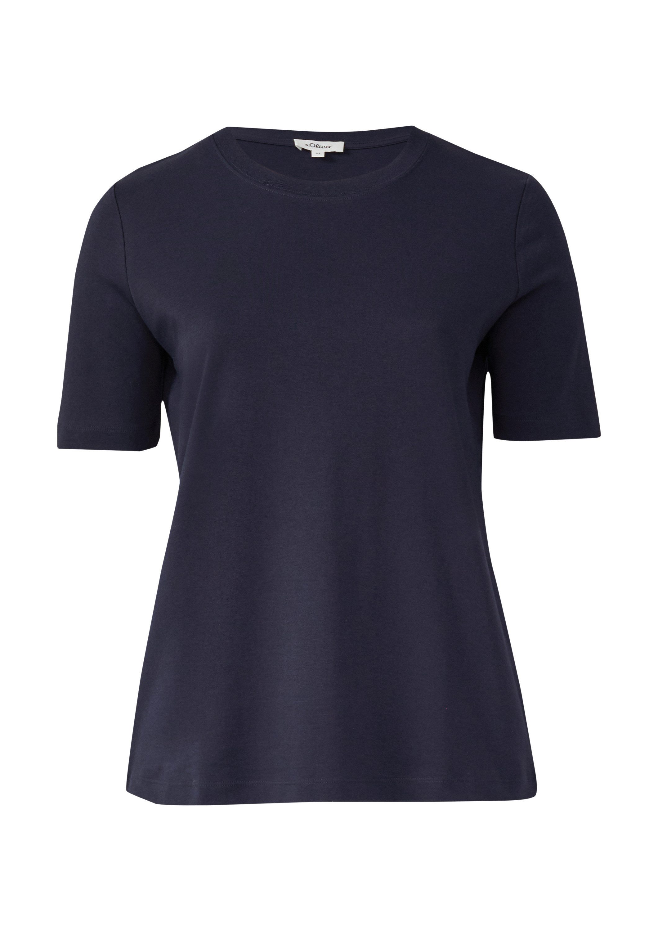 s.Oliver Kurzarmshirt T-Shirt T-Shirt aus Interlockjersey günstig online kaufen