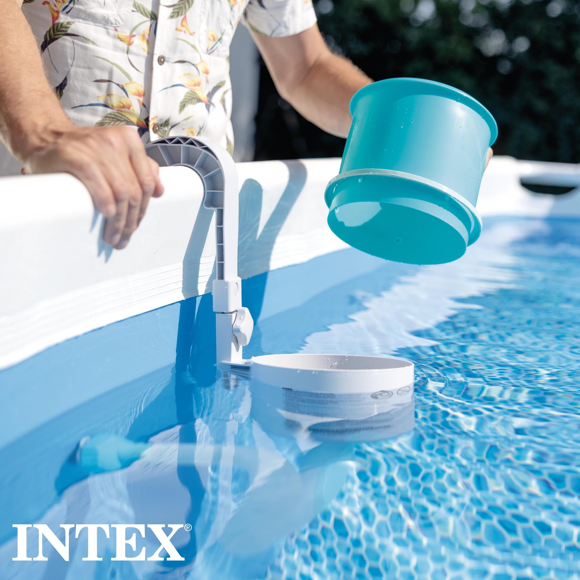 Intex Skimmer Skimmer Deluxe für große Pools, ab 3.028 Liter/Std. Pumpen geeignet, Groß, ideal für große Pools – Bild 5 von 5