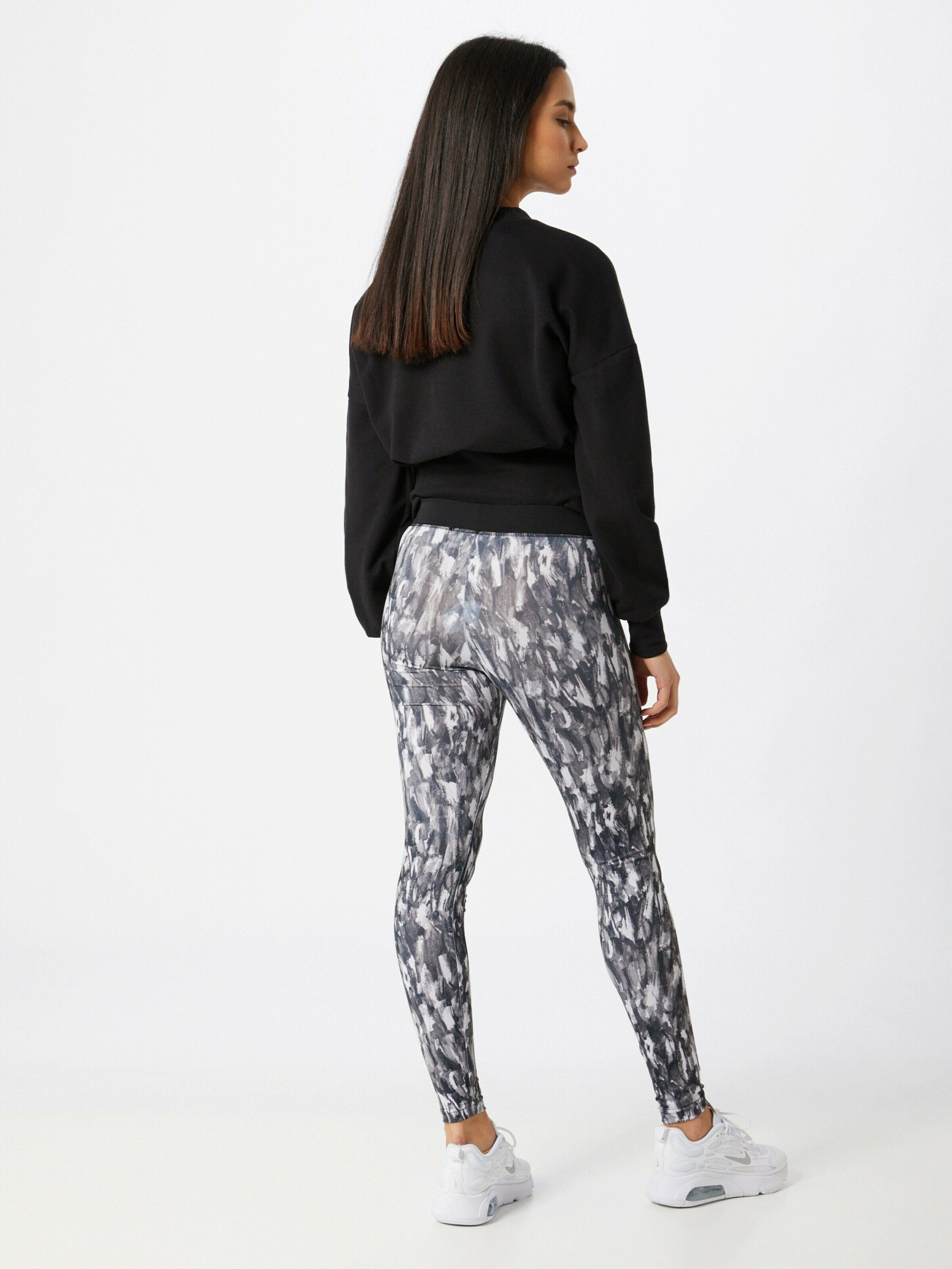 URBAN CLASSICS Leggings Weiteres Detail Active Details, (1-tlg) Graphic Plain/ohne TB2038 grey