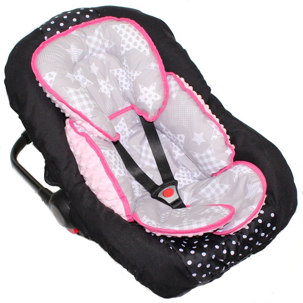 Sitzverkleinerer Sitzverkleinerer MINKY Einlage Baby Kind für Auto Babyschale Einsatz