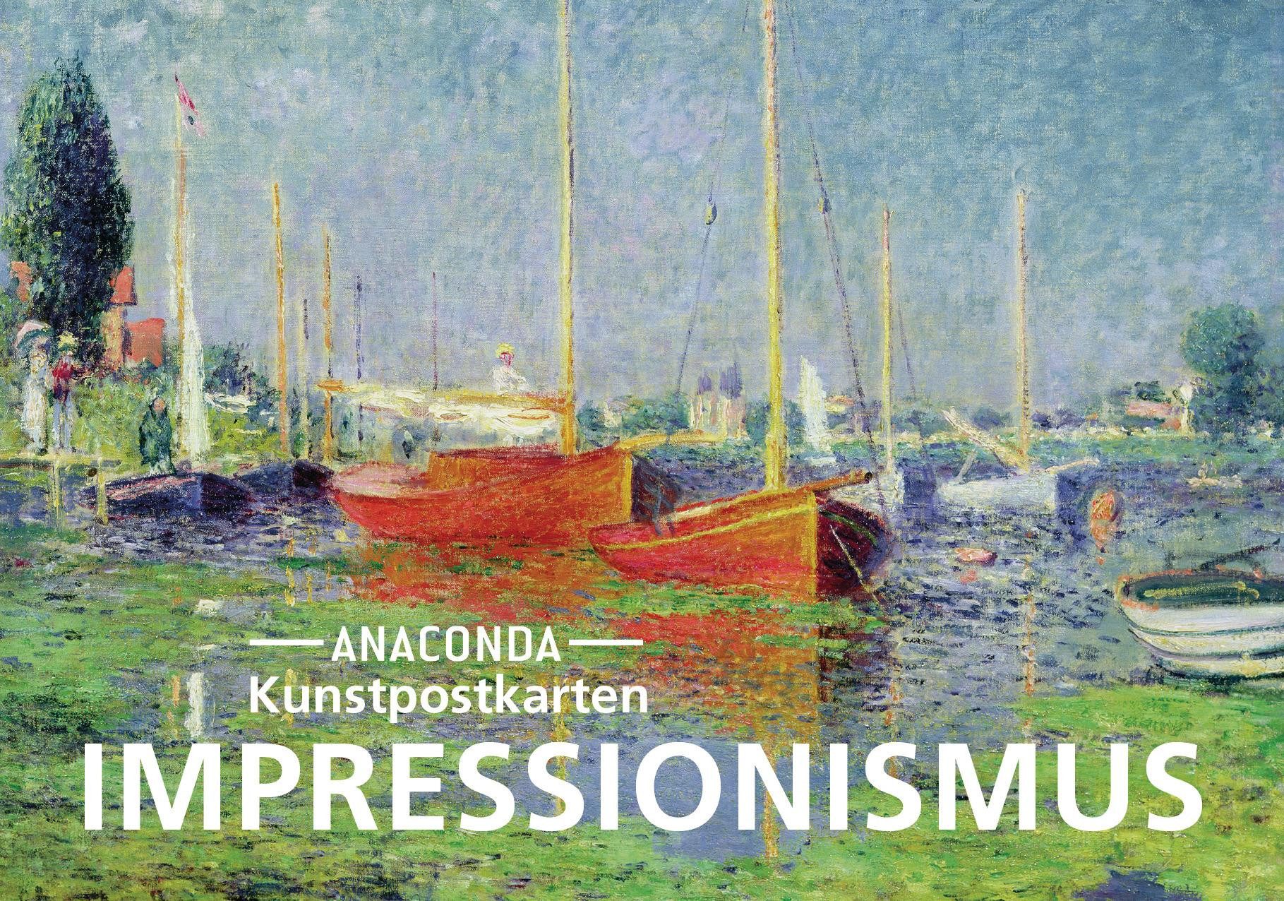 Anaconda Verlag Grußkarten Postkarten-Set Impressionismus