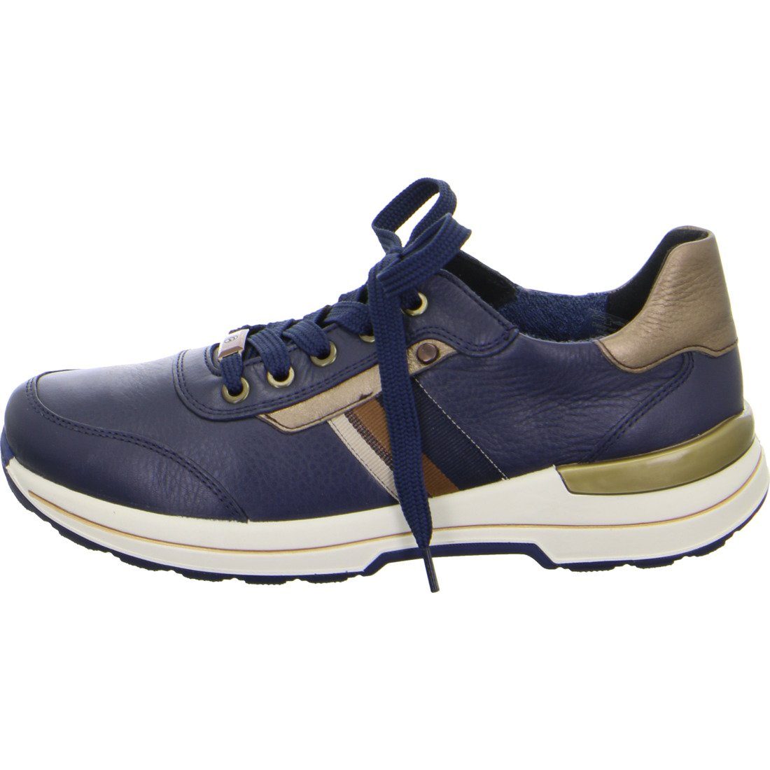 049659 - Ara Ara Glattleder Sneaker blau Nara Schuhe, Sneaker Damen