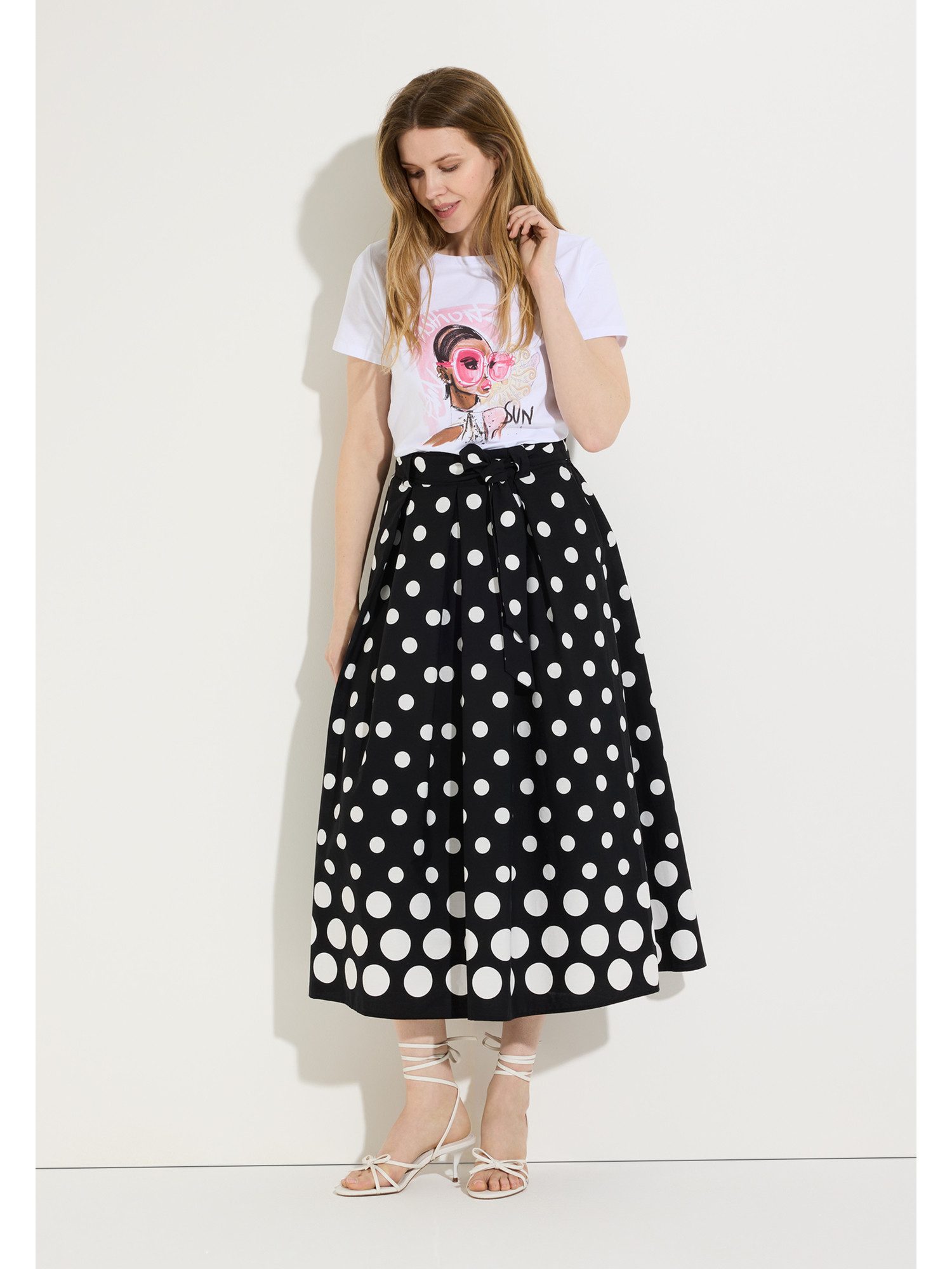 MORE&MORE A-Linien-Rock süßer, ausgestellter Maxi-Punkterock