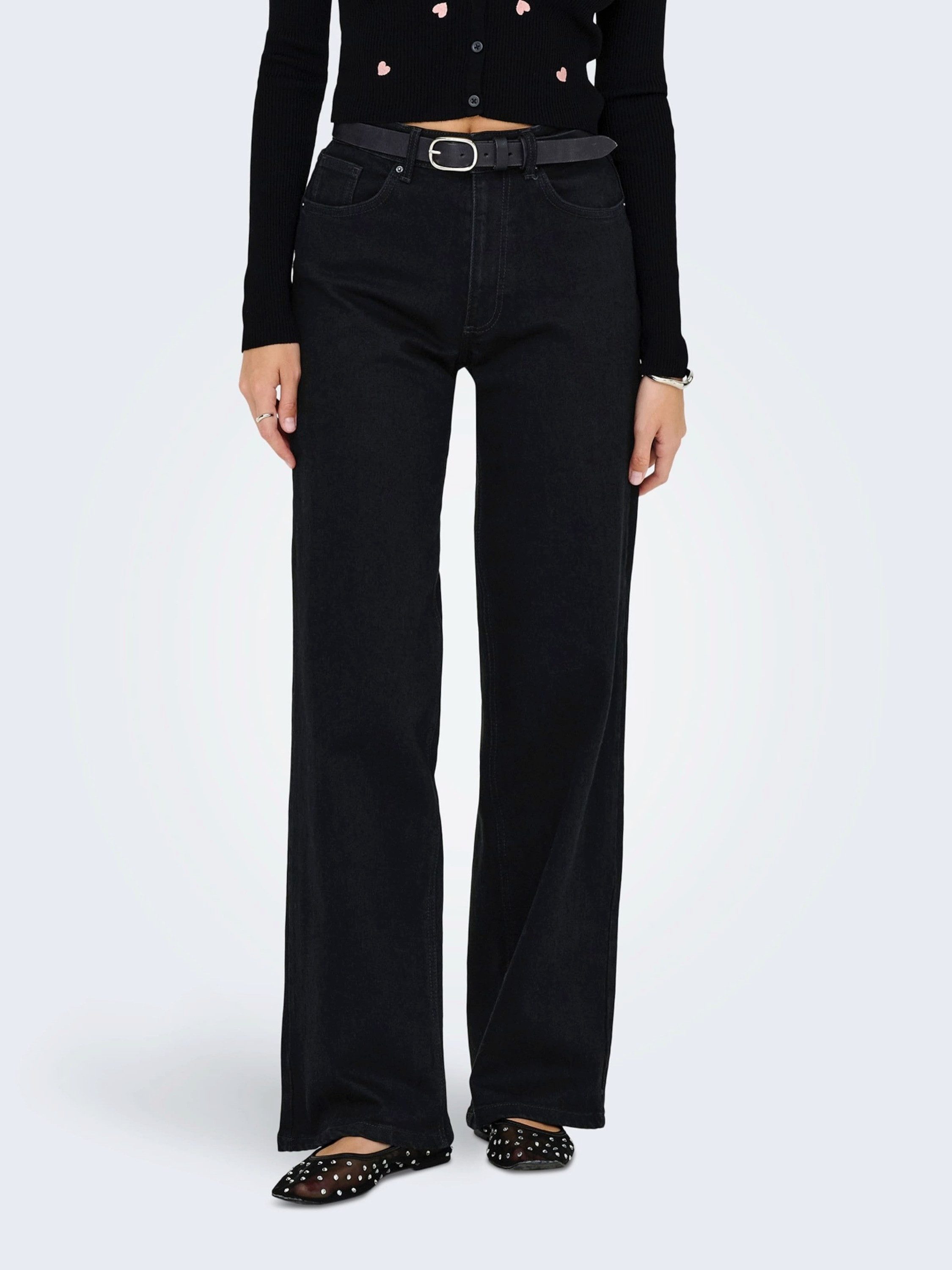 ONLY Weite Jeans ONLJuicy (1-tlg) Plain/ohne Details