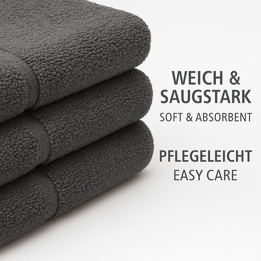 Betz Gästehandtücher 10 tlg. Gästehandtücher-Set PREMIUM 100 % Baumwolle 30x50cm, 100% Baumwolle (10-St)