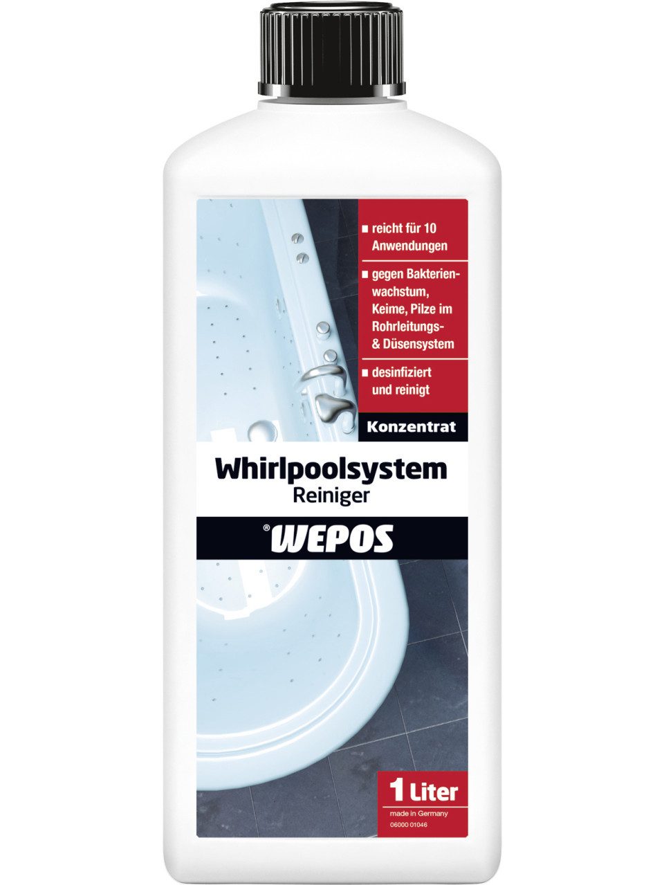 WEPOS CHEMIE GMBH Wepos Whirlpoolsystem-Reiniger 1 L Universalreiniger