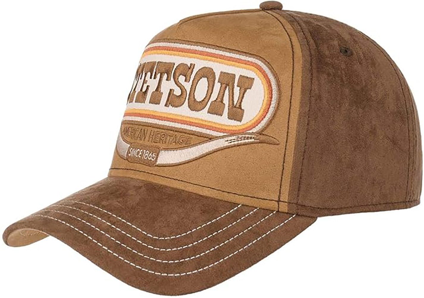 Stetson Baseball Cap Trucker-Cap mit eingesticktem Büffelhorn und ...