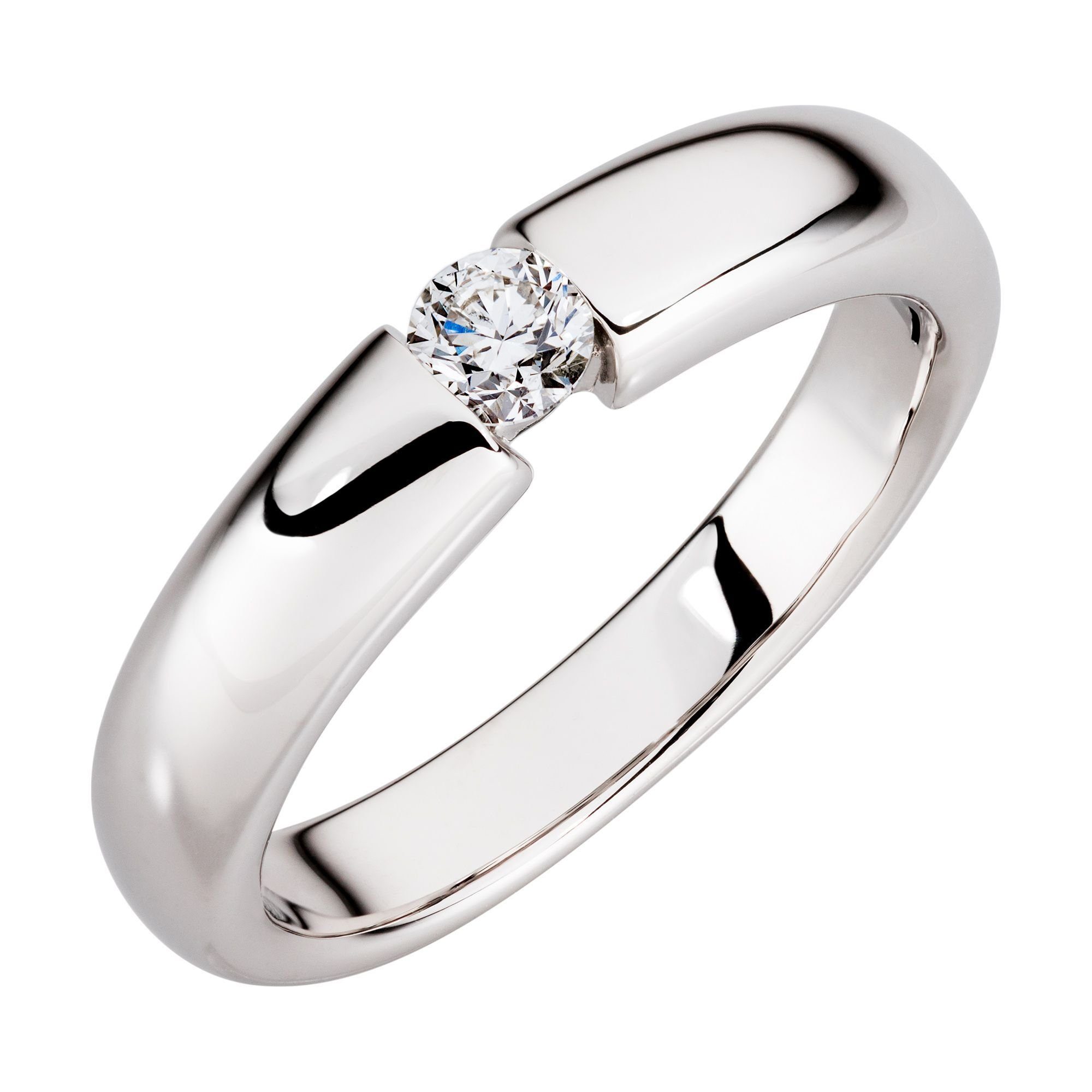 Orolino Fingerring Gold 585 mit natürlichem Brillant 0,25 ct. günstig online kaufen