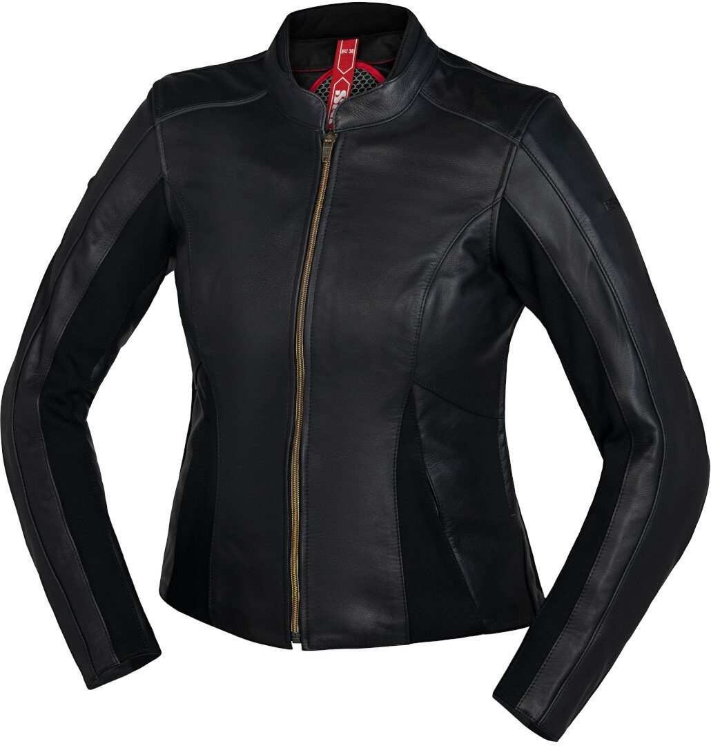 Motorradjacke iXS Aberdeen Lederjacke Damen schwarz