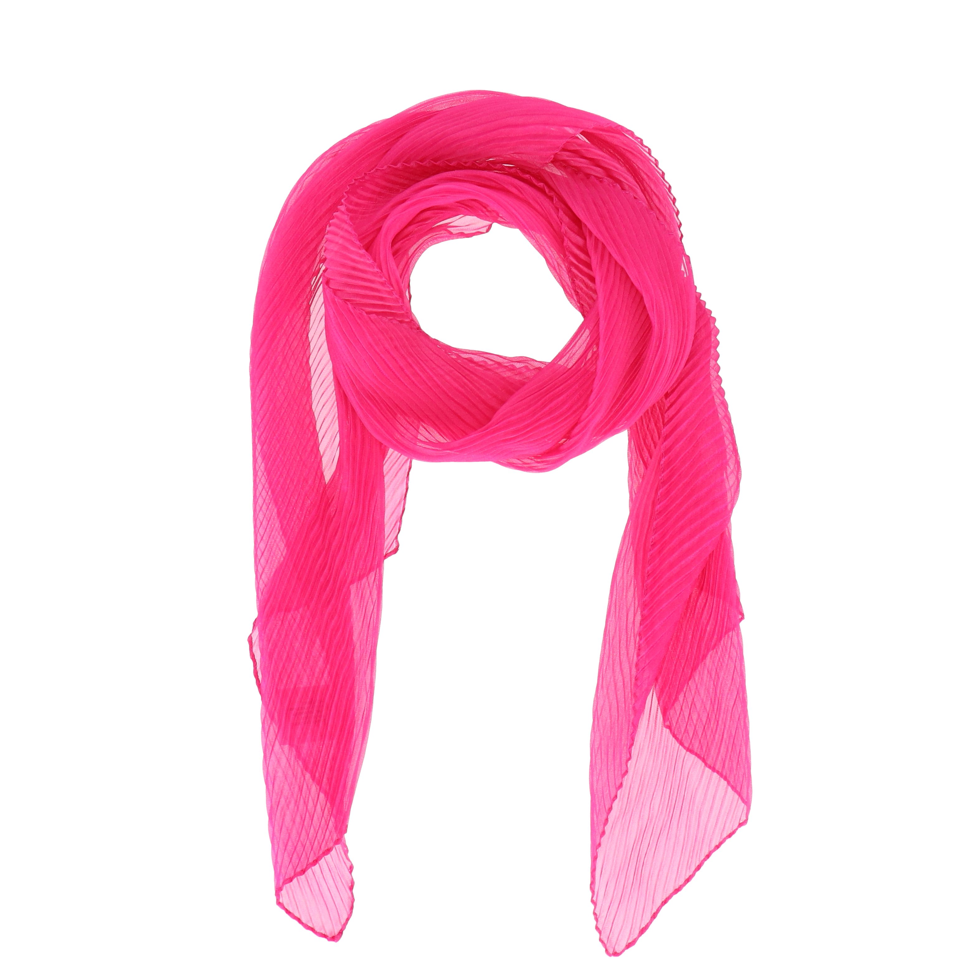 halsüberkopf Accessoires Modeschal Leichter Plisseeschal, Made in Italy pink | Modeschals