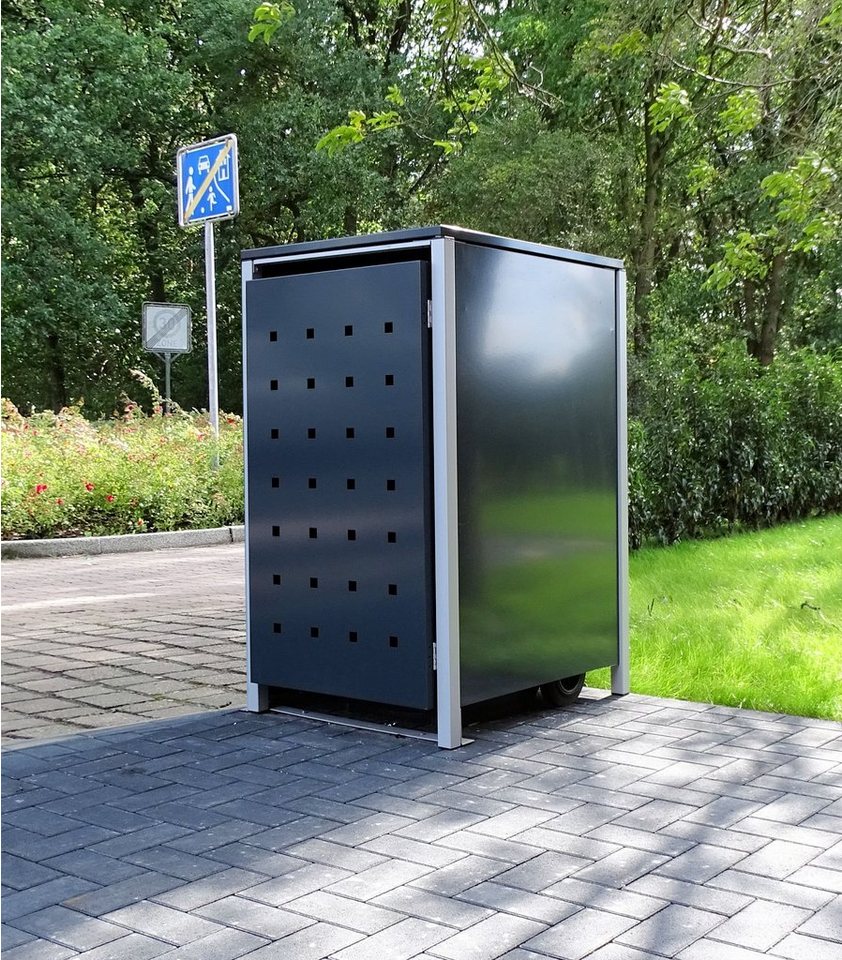 Thumbnail - SRM Design Mülltonnenbox 1 Mülltonnenbox Modell No.2 Anthrazitgrau 240L