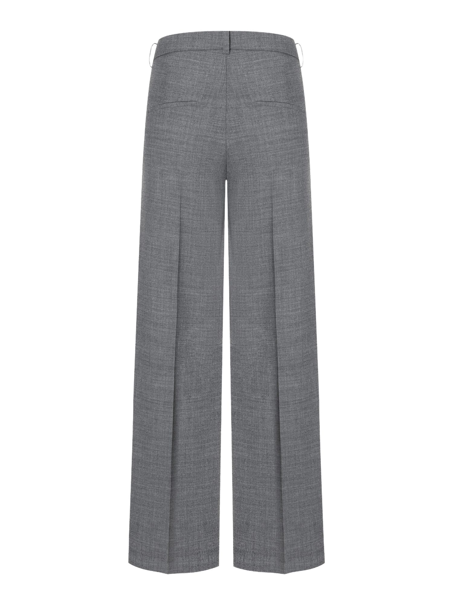 Cambio Stoffhose grau,Casual,Polyester,Unifarben,Wide Leg,Mittel