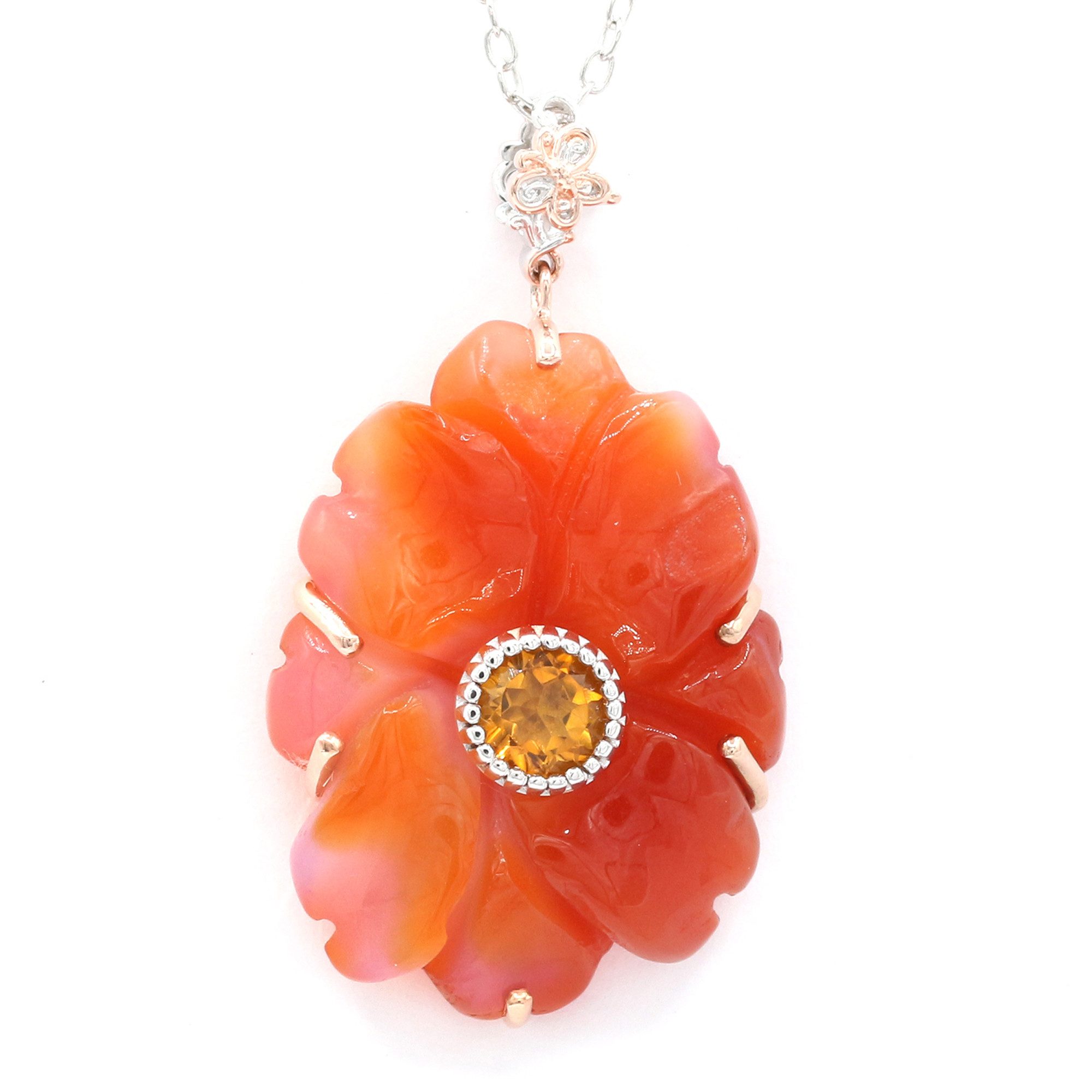 Cavill Silberkette Roter Achat 29,25 ct günstig online kaufen