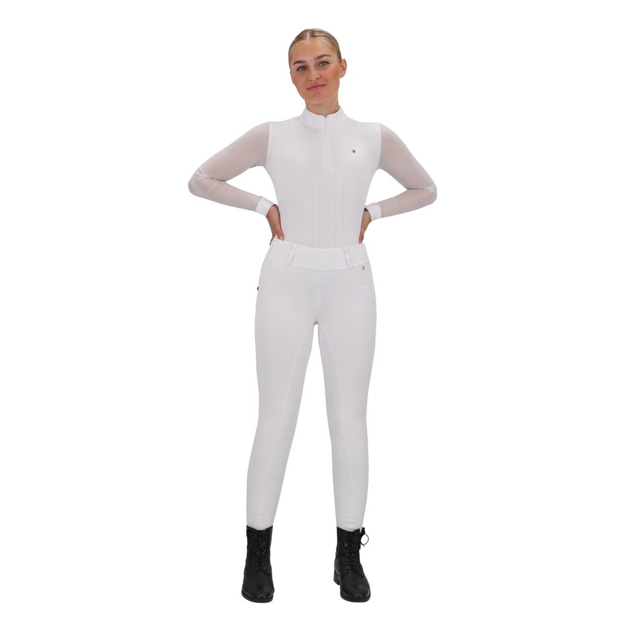 QHP Funktionsshirt Turniershirt Sennah