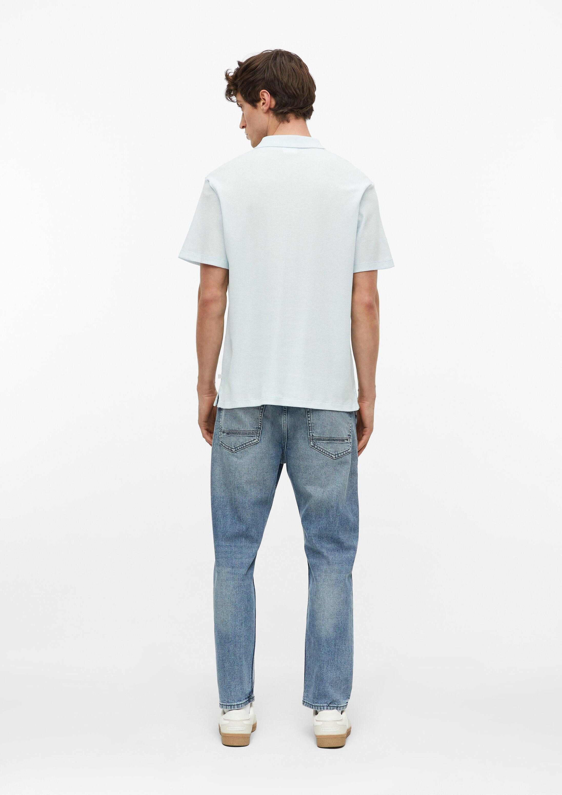 s.Oliver Kurzarmshirt Polo-Shirt Poloshirt aus Waffelpiqué