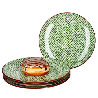 Ritzenhoff & Breker Frühstücksteller 4er Set Dessert- Kuchenteller 21,5cm Lime Sao - Ritzenhoff 744866