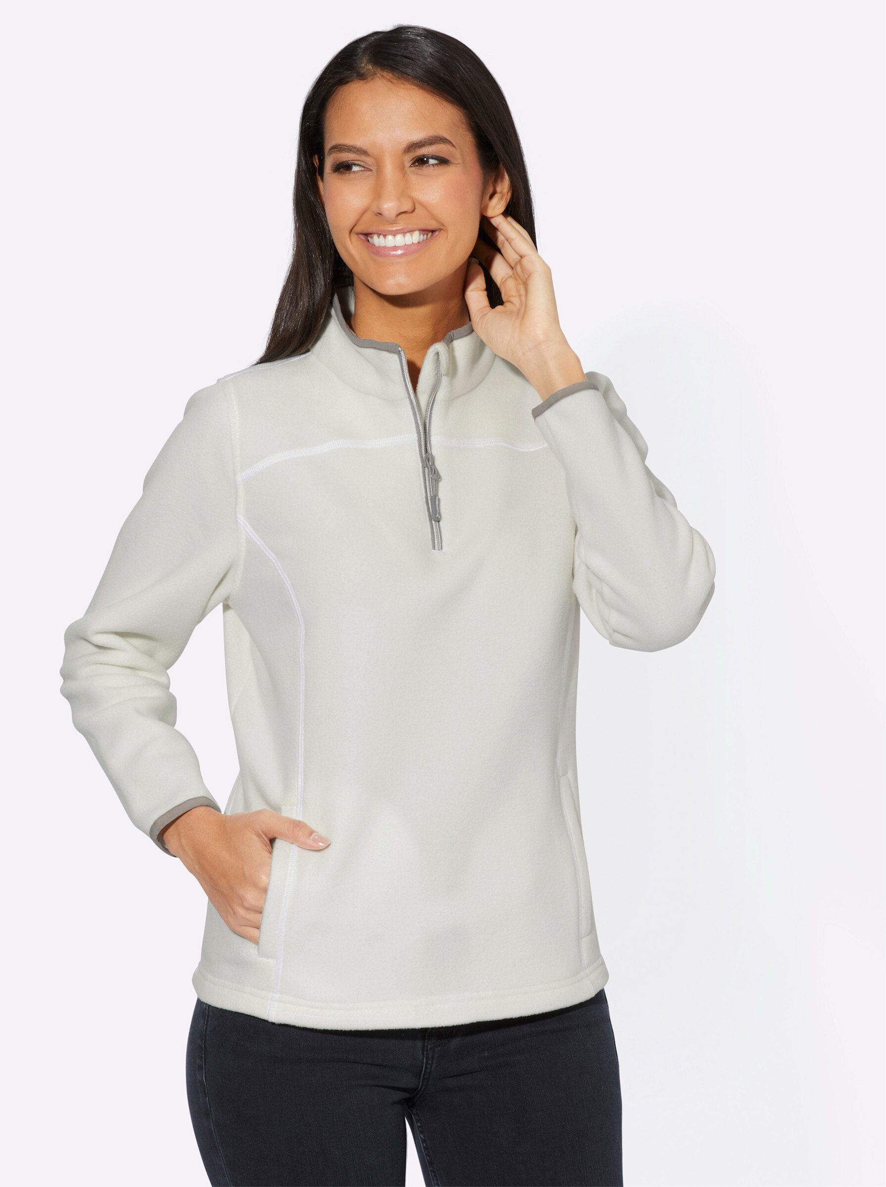 Witt Fleeceshirt Fleeceshirt Länge ca. 66 günstig online kaufen