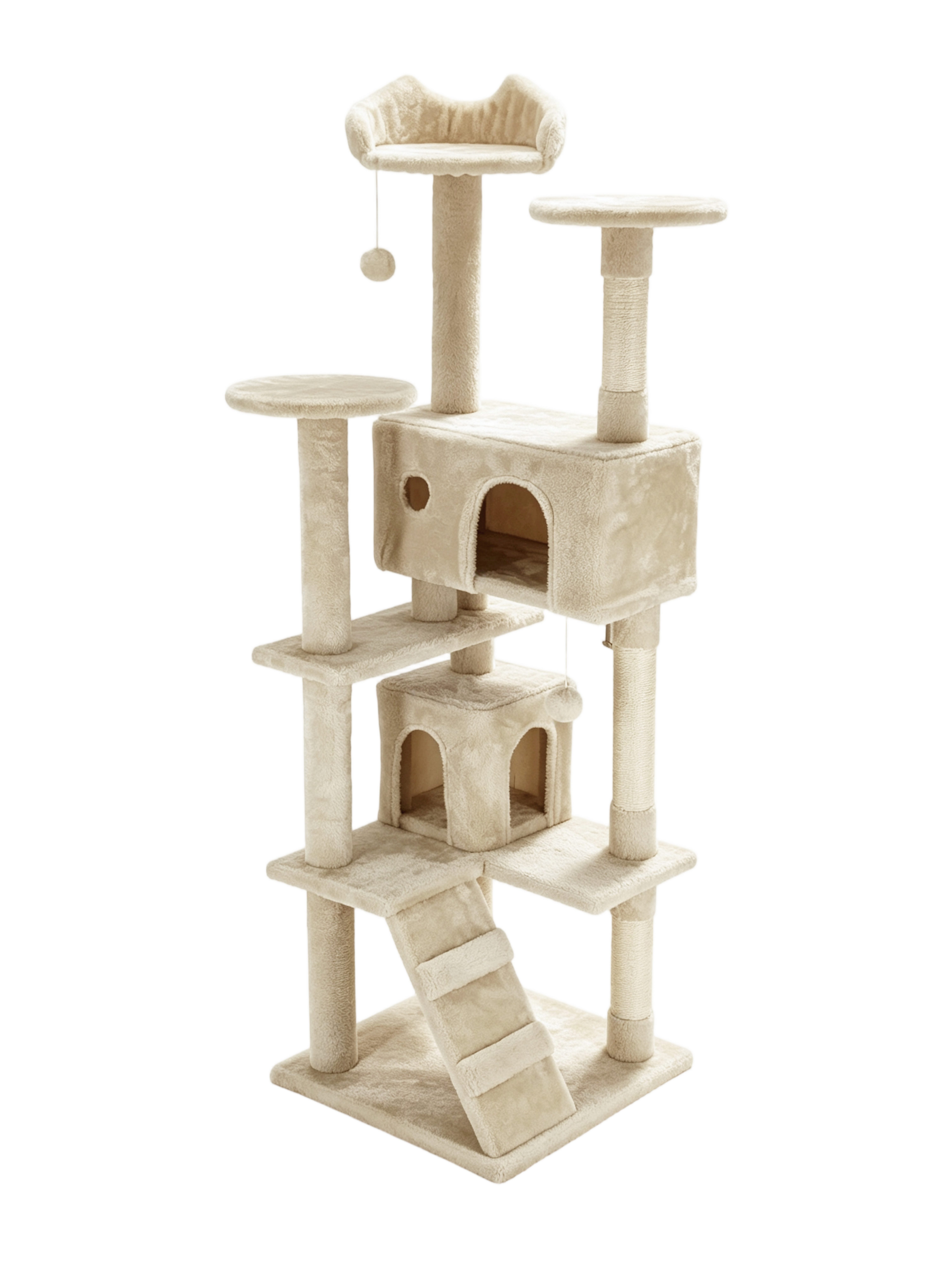 OTTO home Kratzbaum Lofty, stabile Spanplatte, robuster Sisal und kuscheliger Plüsch von OTTO home