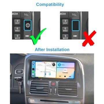 TAFFIO Für Volvo XC60 (15-17) 8.8"Touchscreen Android GPS Carplay AndroidAuto Einbau-Navigationsgerät
