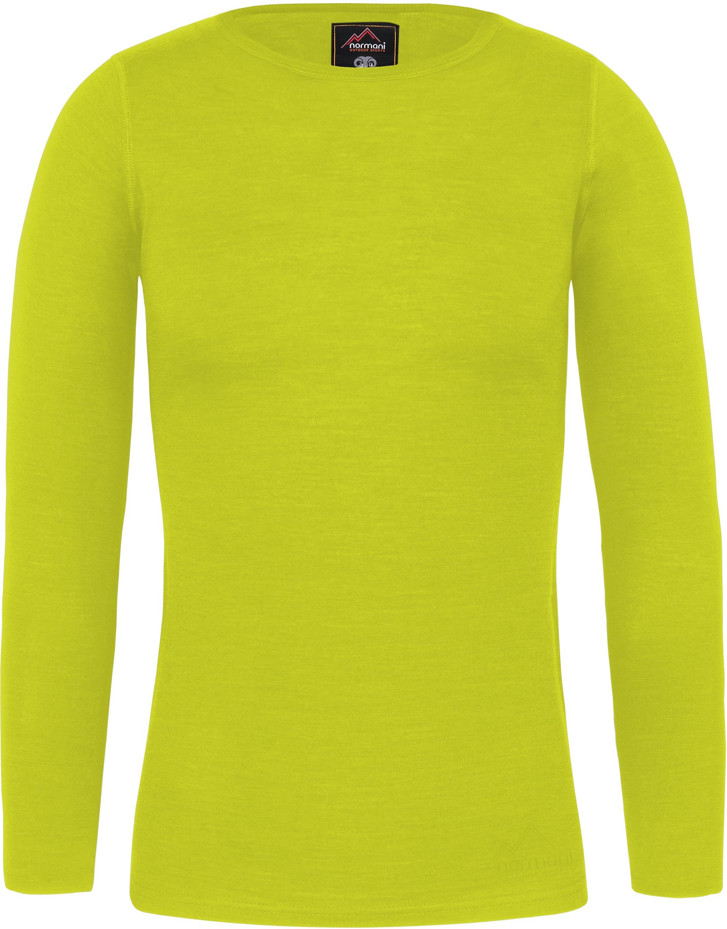 normani Langarmshirt Damen Merino Langarm-Shirt Mandurah Ski-Unterwäsche Rundhals Merino Pullover Unterhemd - 100 % Merinowolle