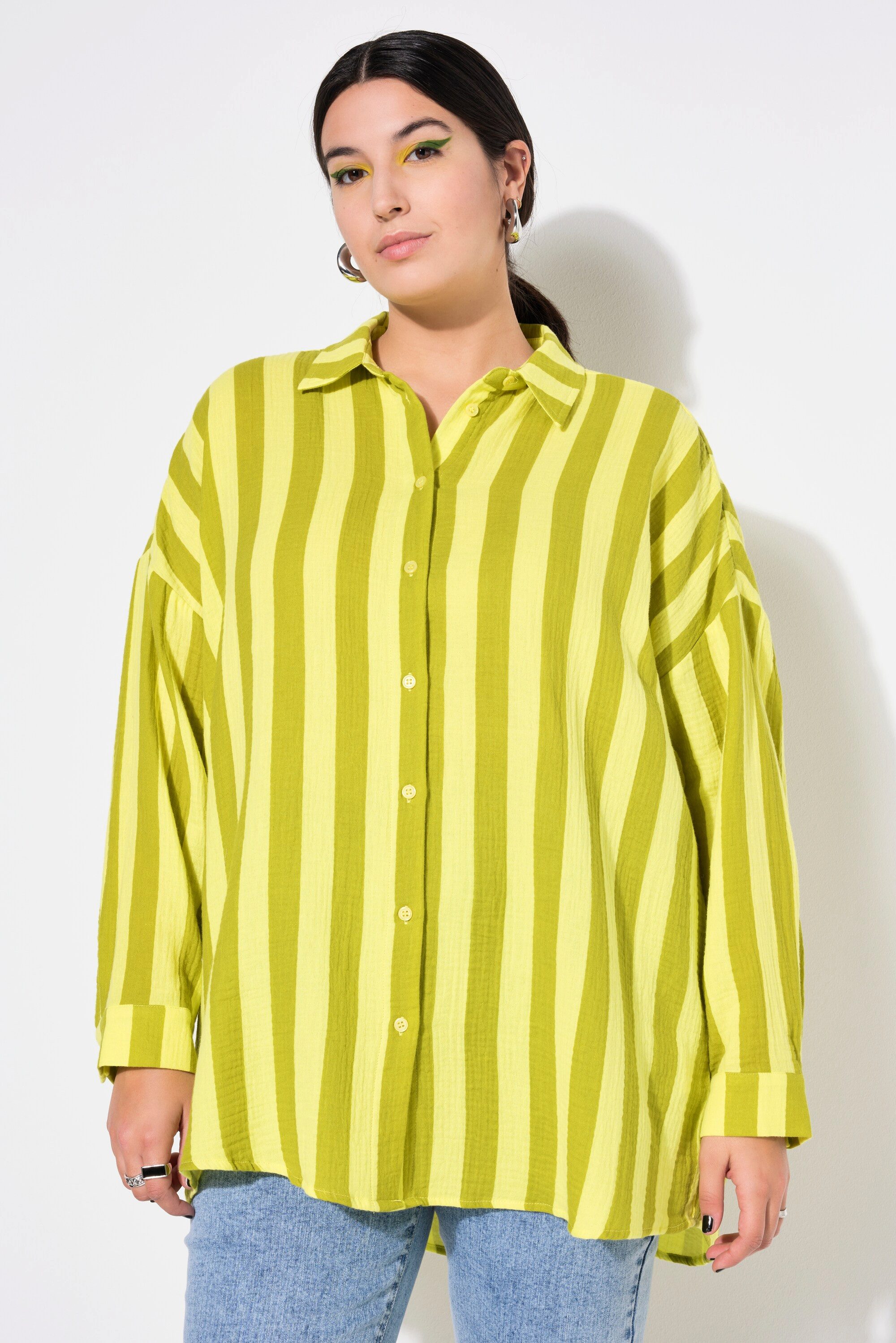 Studio Untold Hemdbluse Hemdbluse oversized Musselin günstig online kaufen