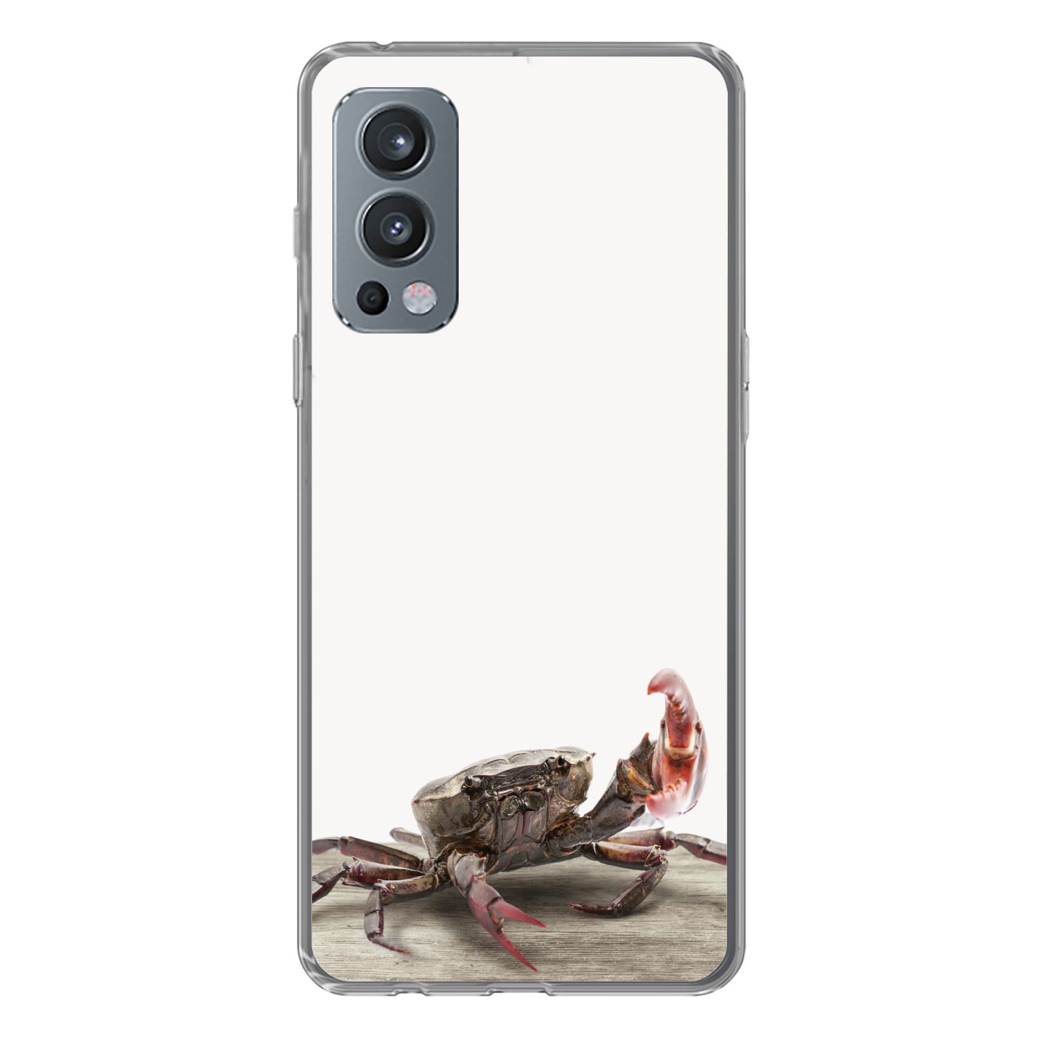 MuchoWow Handyhülle für OnePlus Nord 2 5G Kinder - Krabbe - Meerestiere - Jungen - Mädchen, Phone Case, Silikon, Schutzhülle Dünn