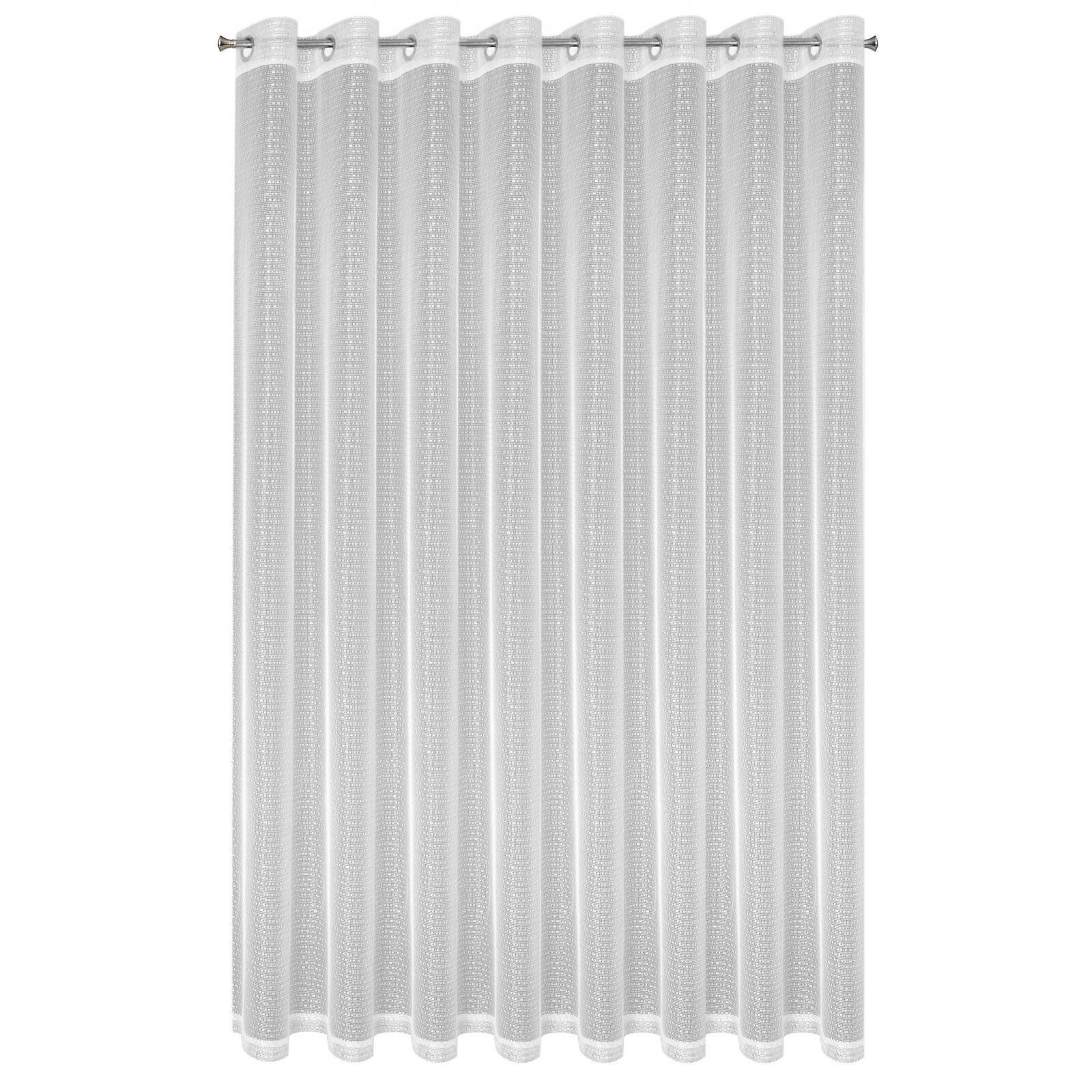 Eurofirany Gardine 400x250 cm Durchsichtig Weiß günstig online kaufen