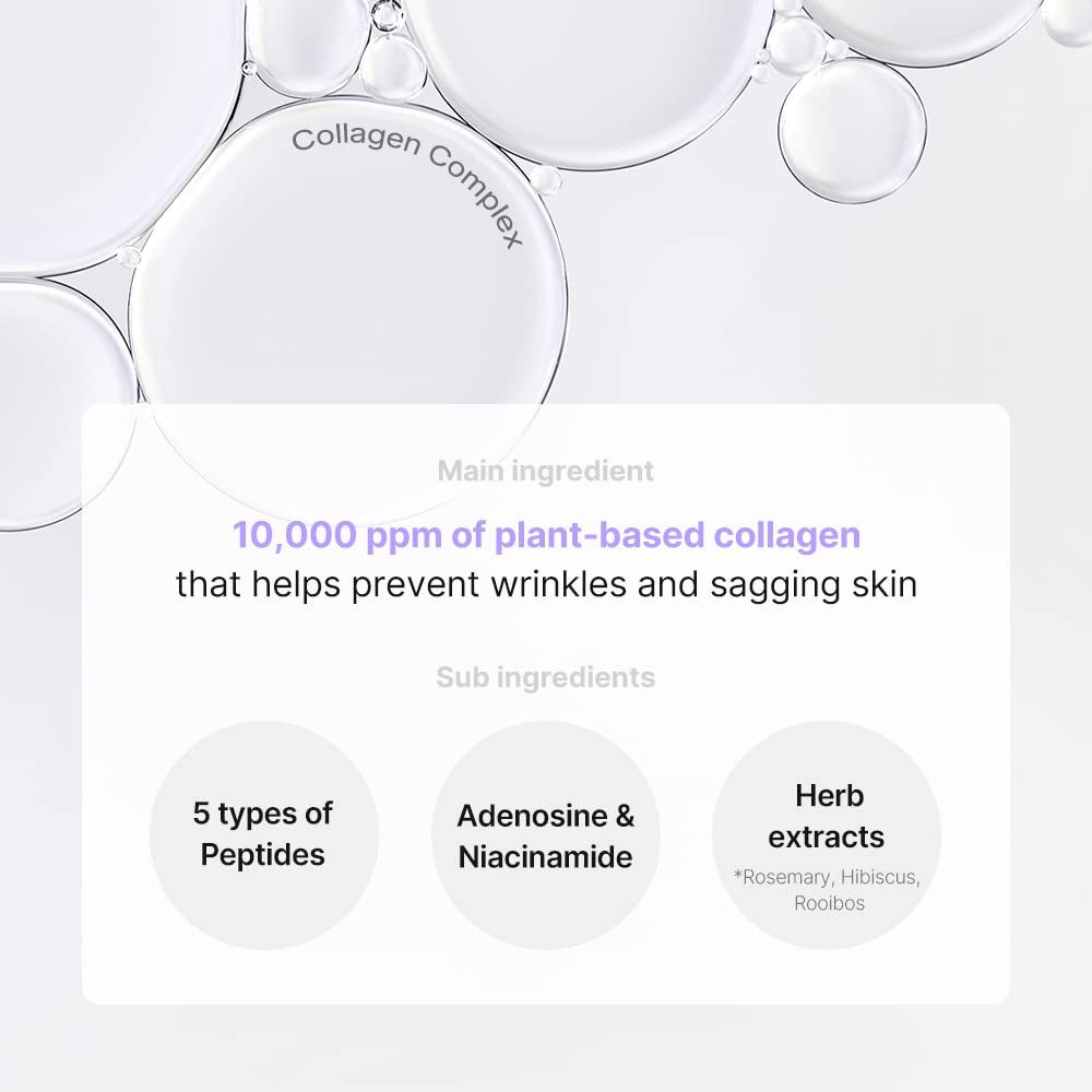 TIRTIR Anti-Aging-Augencreme Collagen Lifting Eye Cream 15 ml – straffende Augencreme mit, pflanzlichem Kollagenkomplex, Peptiden & Niacinamid, kühlender Metall-Applikator – für empfindliche Augenpartie