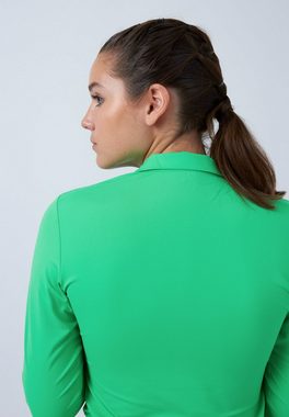 SPORTKIND Funktionsshirt Golf Langarm Poloshirt Damen & Mädchen grün