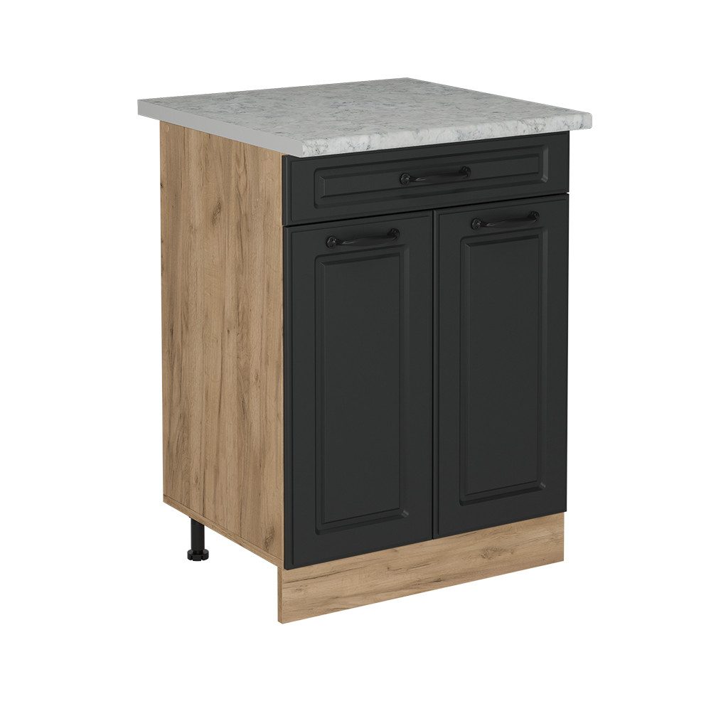 Vicco Unterschrank R-Line, Anthrazit Landhaus/Goldkraft Eiche, günstig online kaufen