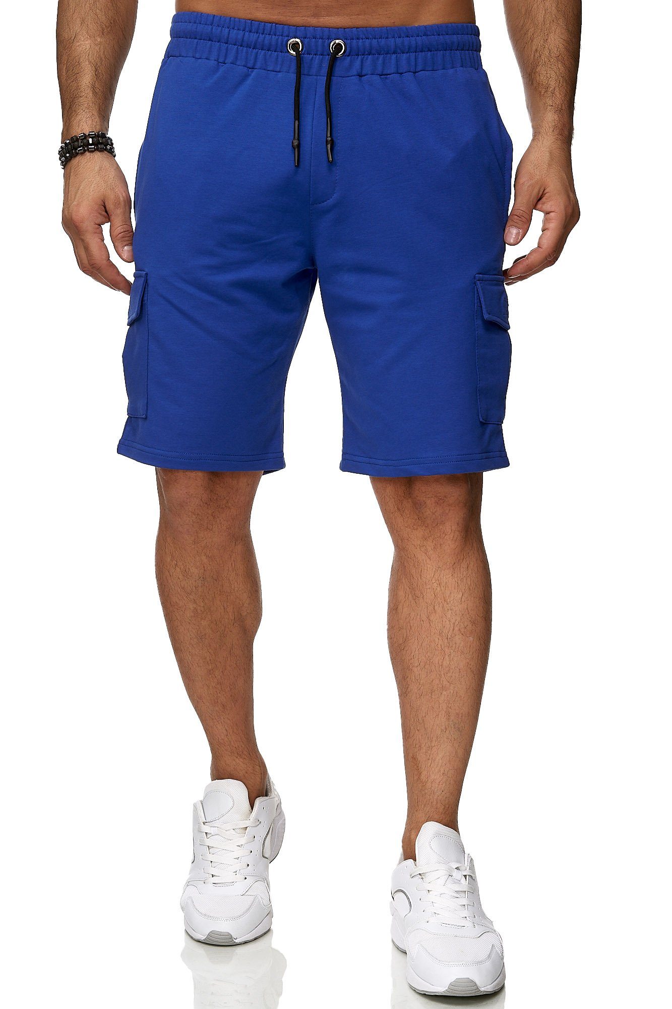 Reslad Sweatshorts Reslad Kurze Hose royalblau Cargo Jogginghose Jogginghose Herren Sweatshorts mit Cargo-Taschen (1-tlg) Sport-Hose Bermuda Shorts