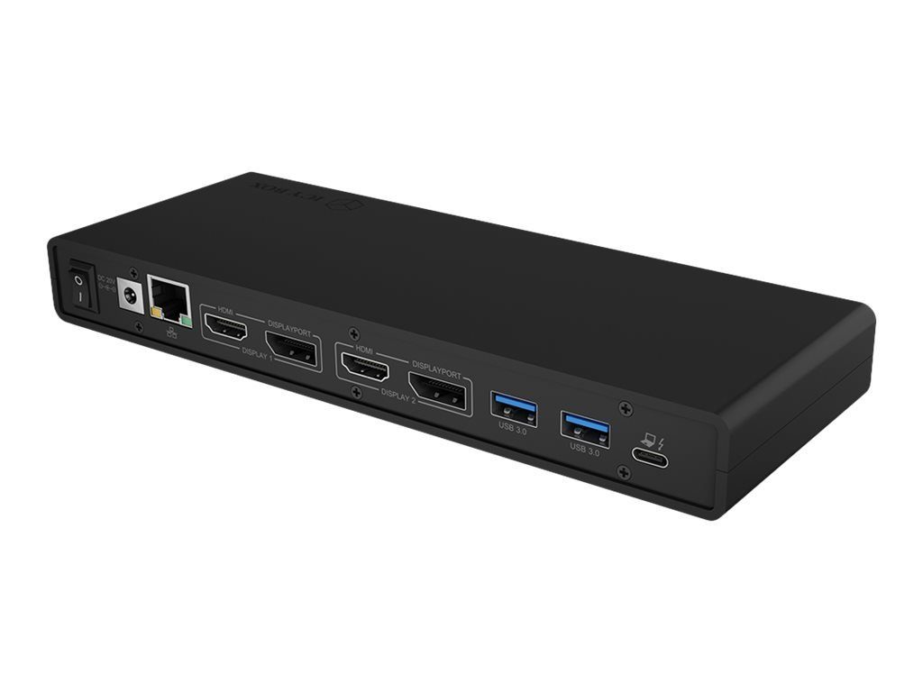 Raidsonic Laptop-Dockingstation ICY BOX IB-DK2245AC - Dockingstation - USB-C / Thunderbolt 3 - 2 x HDM