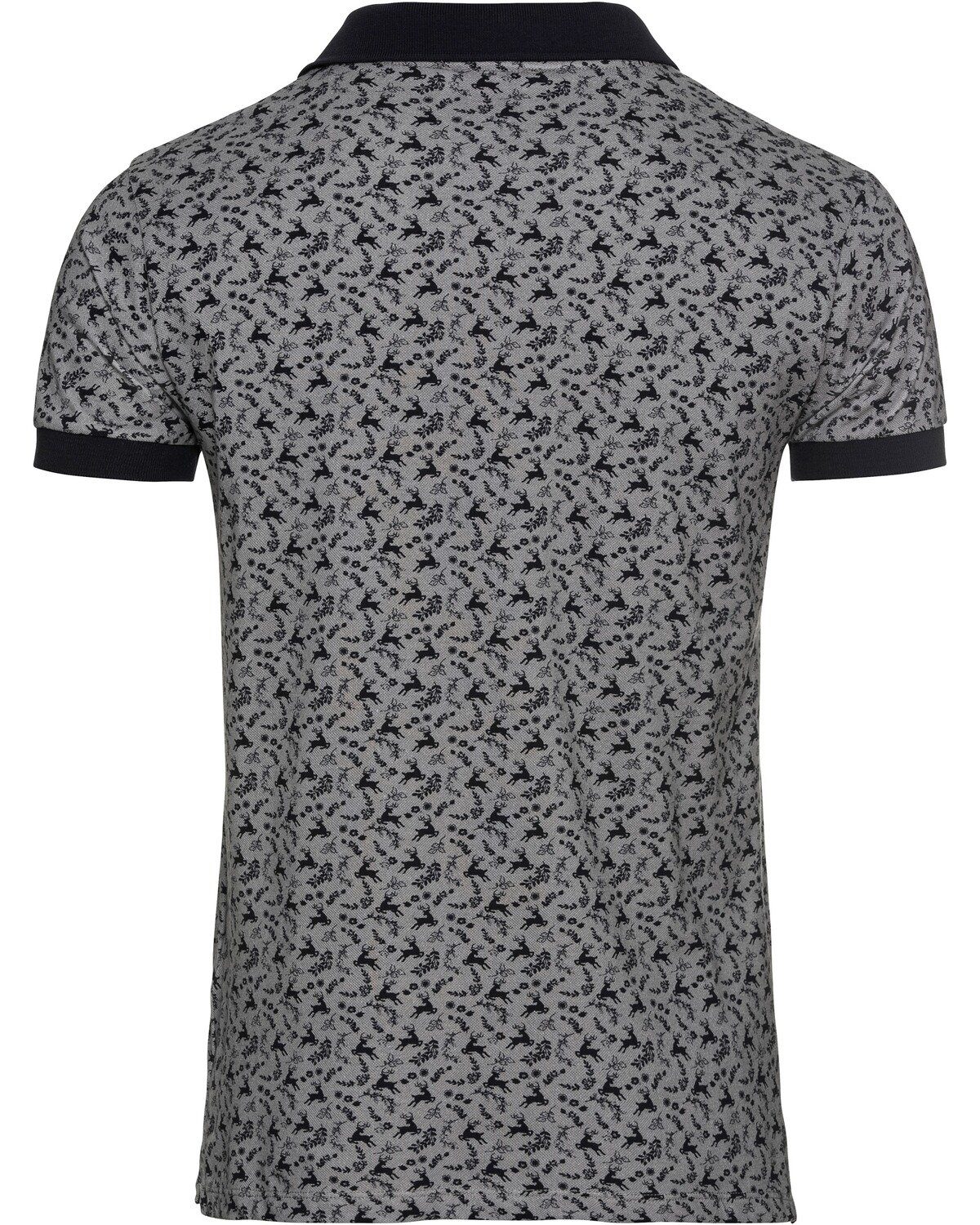 Almsach Poloshirt Poloshirt mit Hirsch günstig online kaufen
