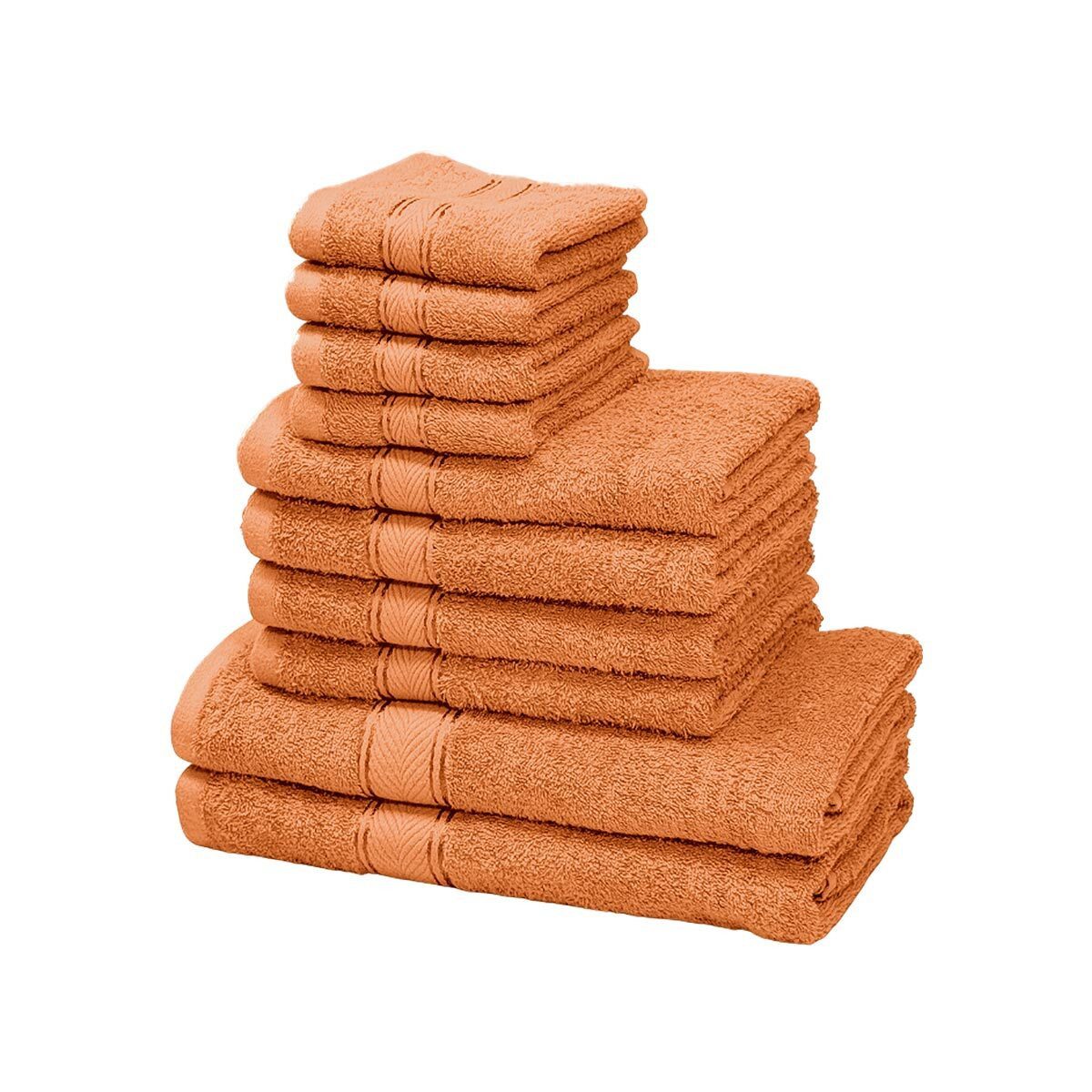 BETTWARENSHOP Handtuch Set Miko Superflausch, Frottee (Set, 10-St), Walkfrottee, 100% Baumwolle, Duschtücher, Полотенца, Gästetücher