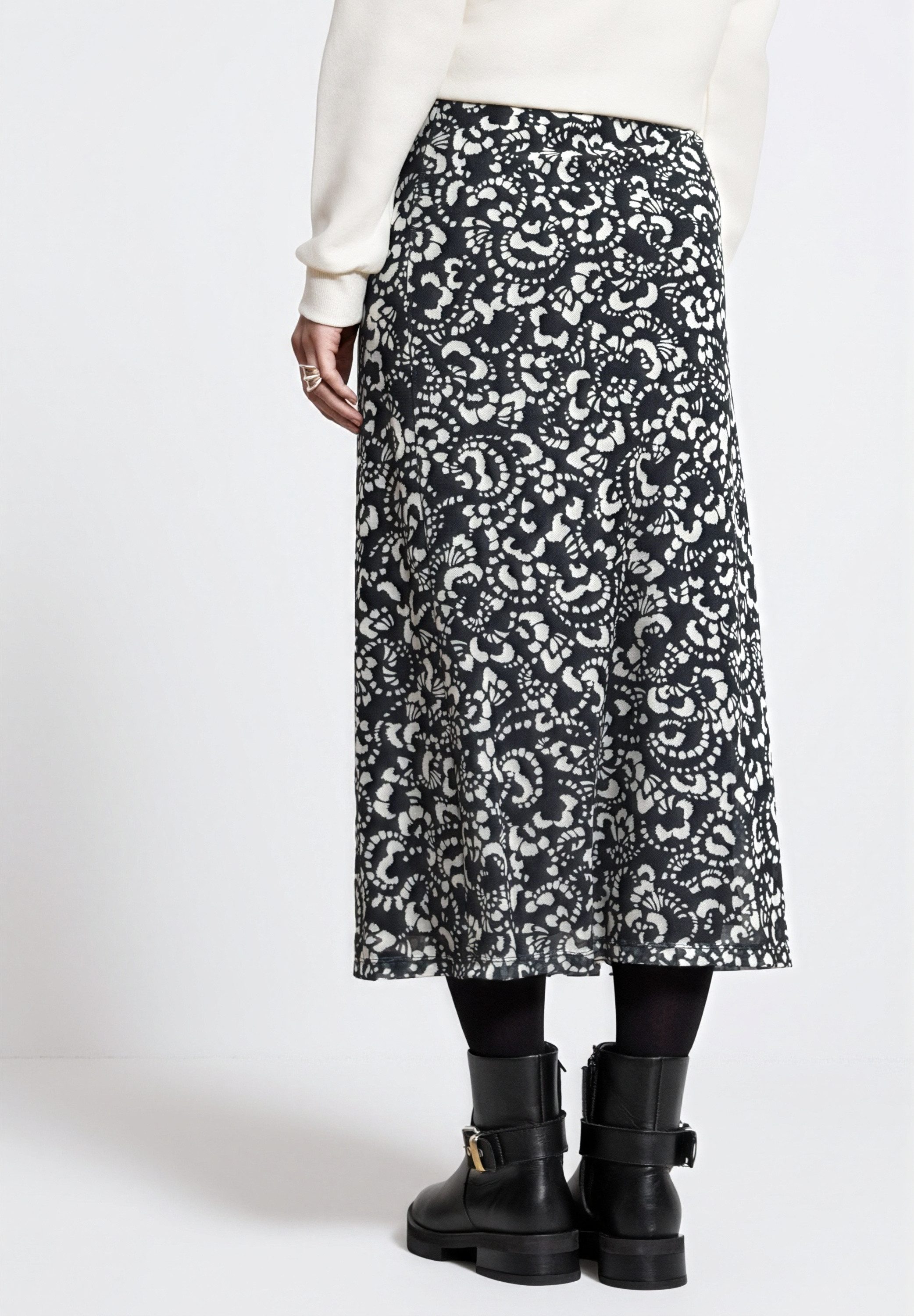 STREET ONE STUDIO Maxirock mit Grafikmuster günstig online kaufen